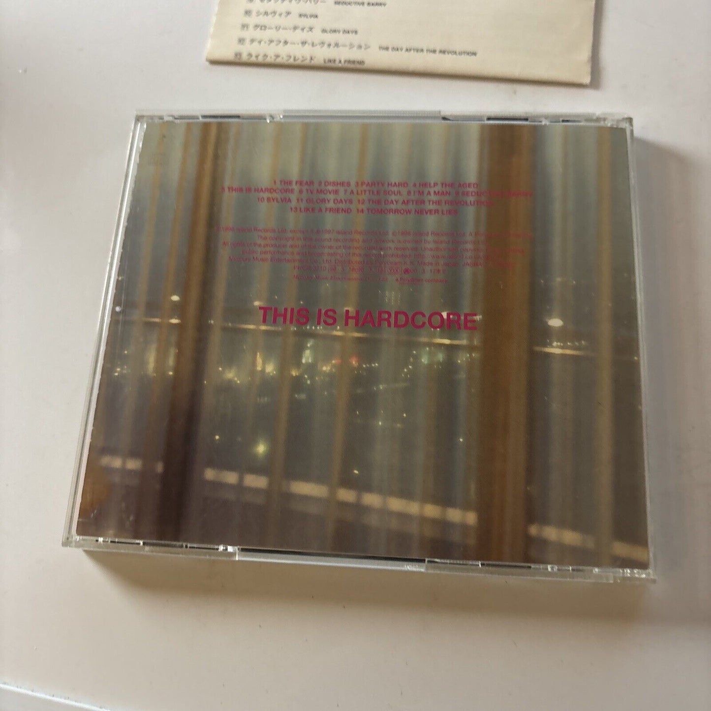 Pulp - This Is Hardcore (CD, 1998) Japan PHCR-3710 Island Records