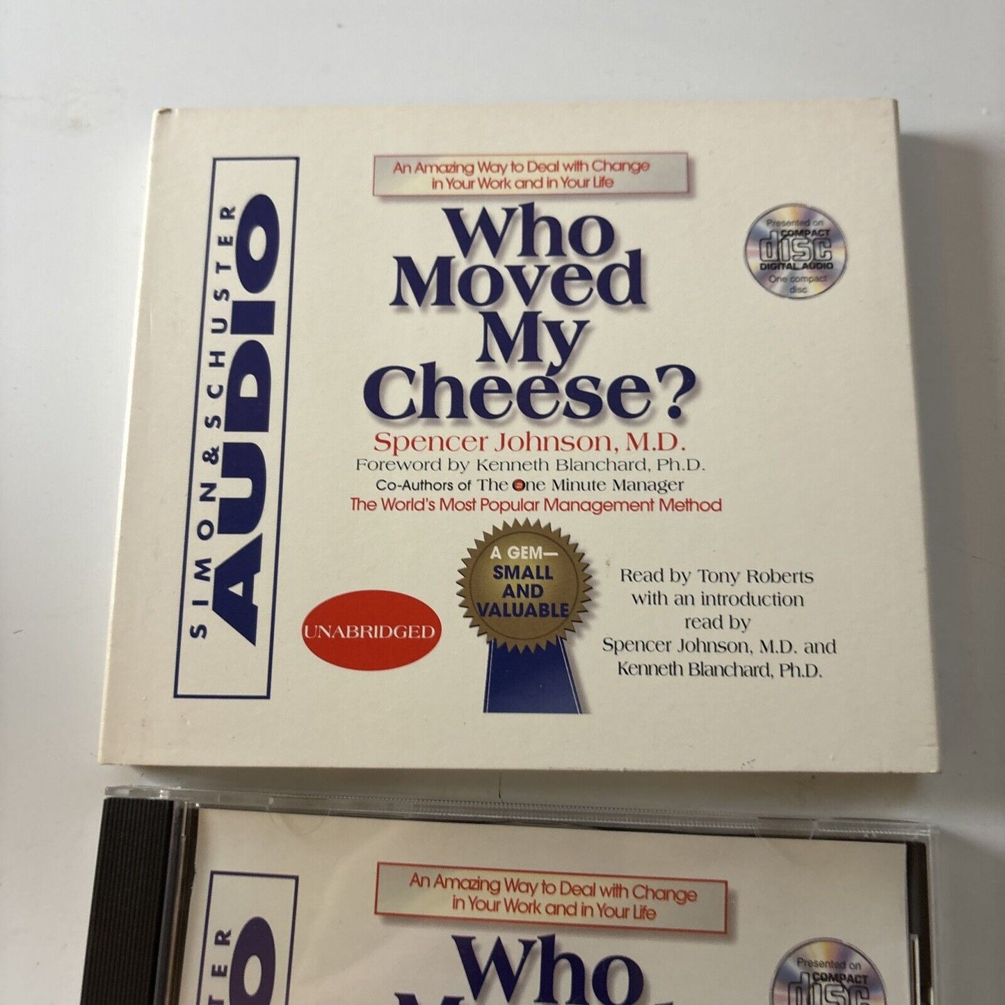 Who Moved My Cheese? by Spencer Johnson (Audiobook CD, 2000)
