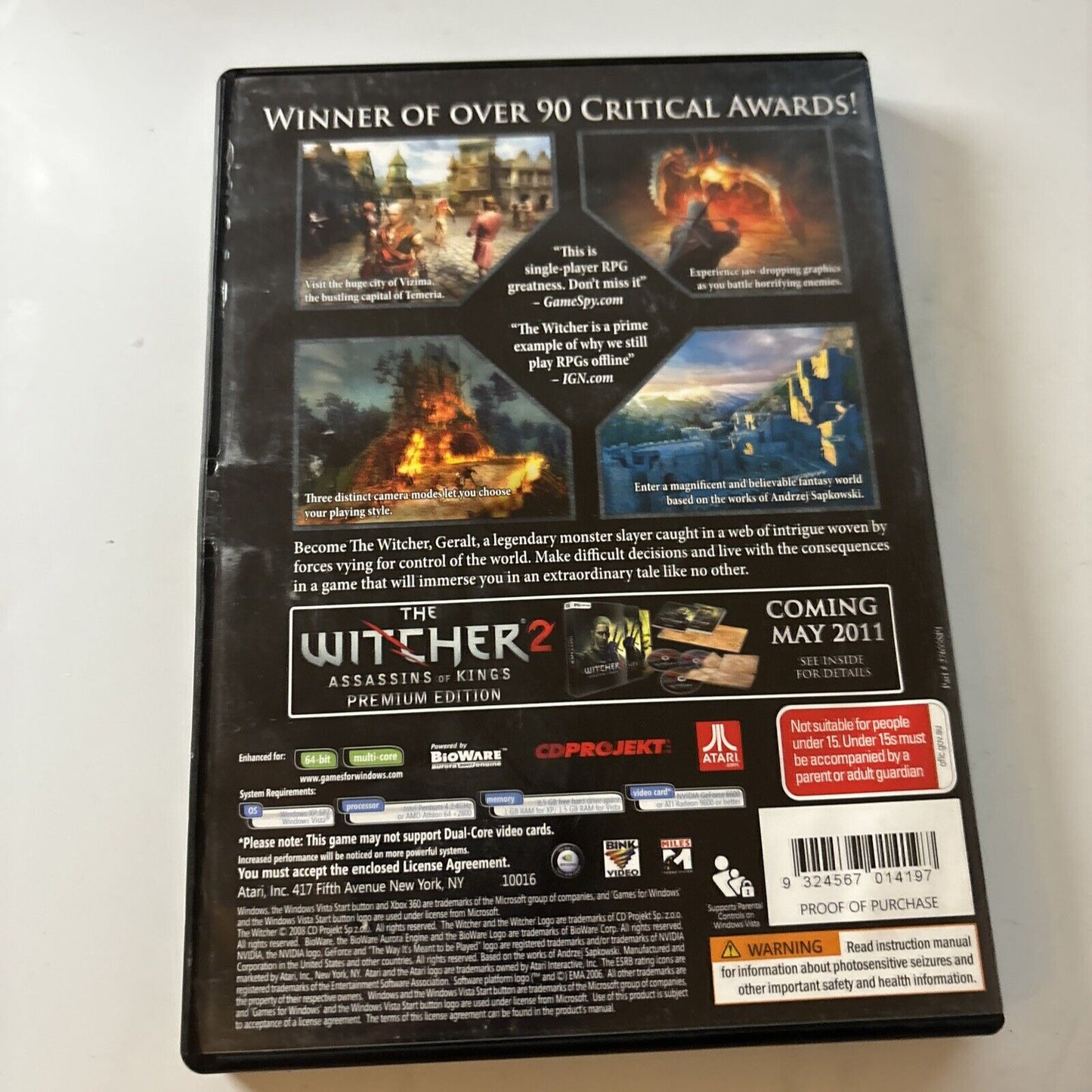 The Witcher Enhanced Edition (2008) PC DVD-ROM
