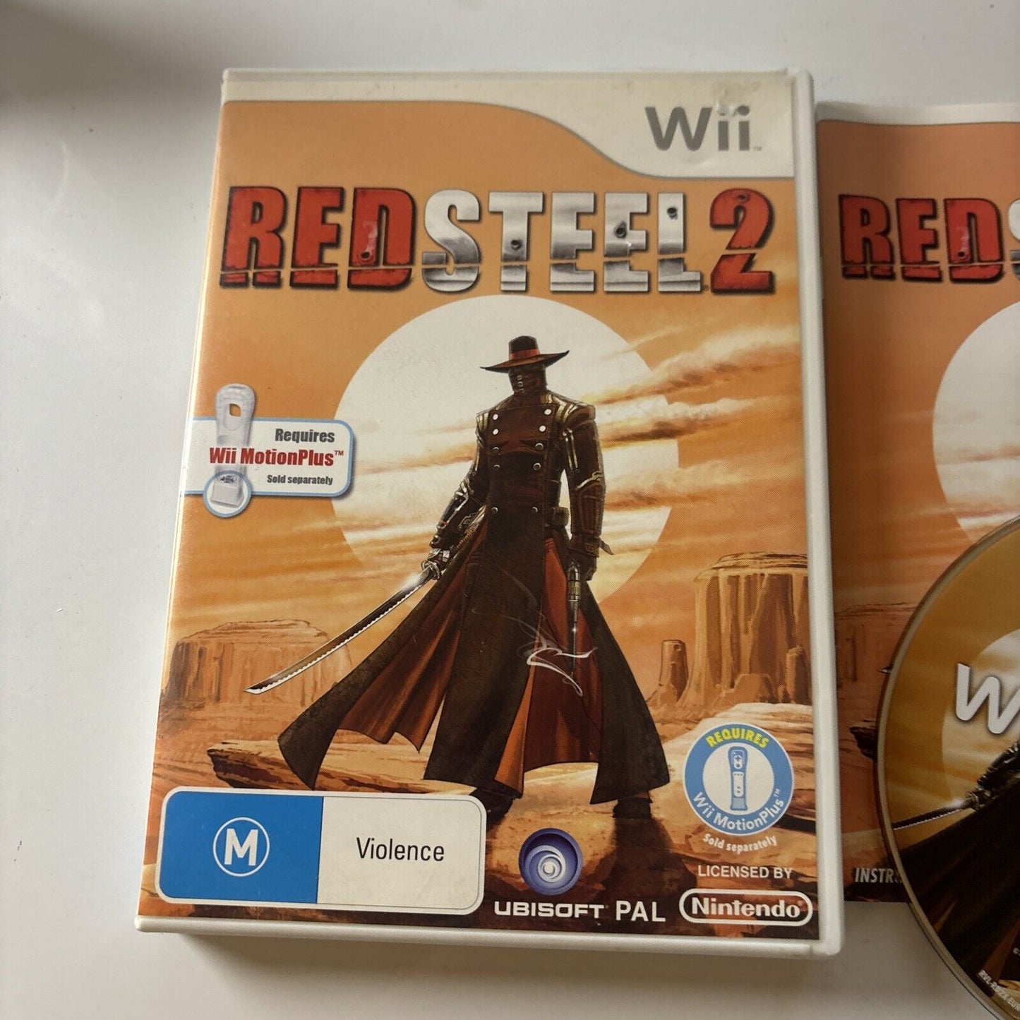 Red Steel 2 Nintendo Wii Game Manual PAL