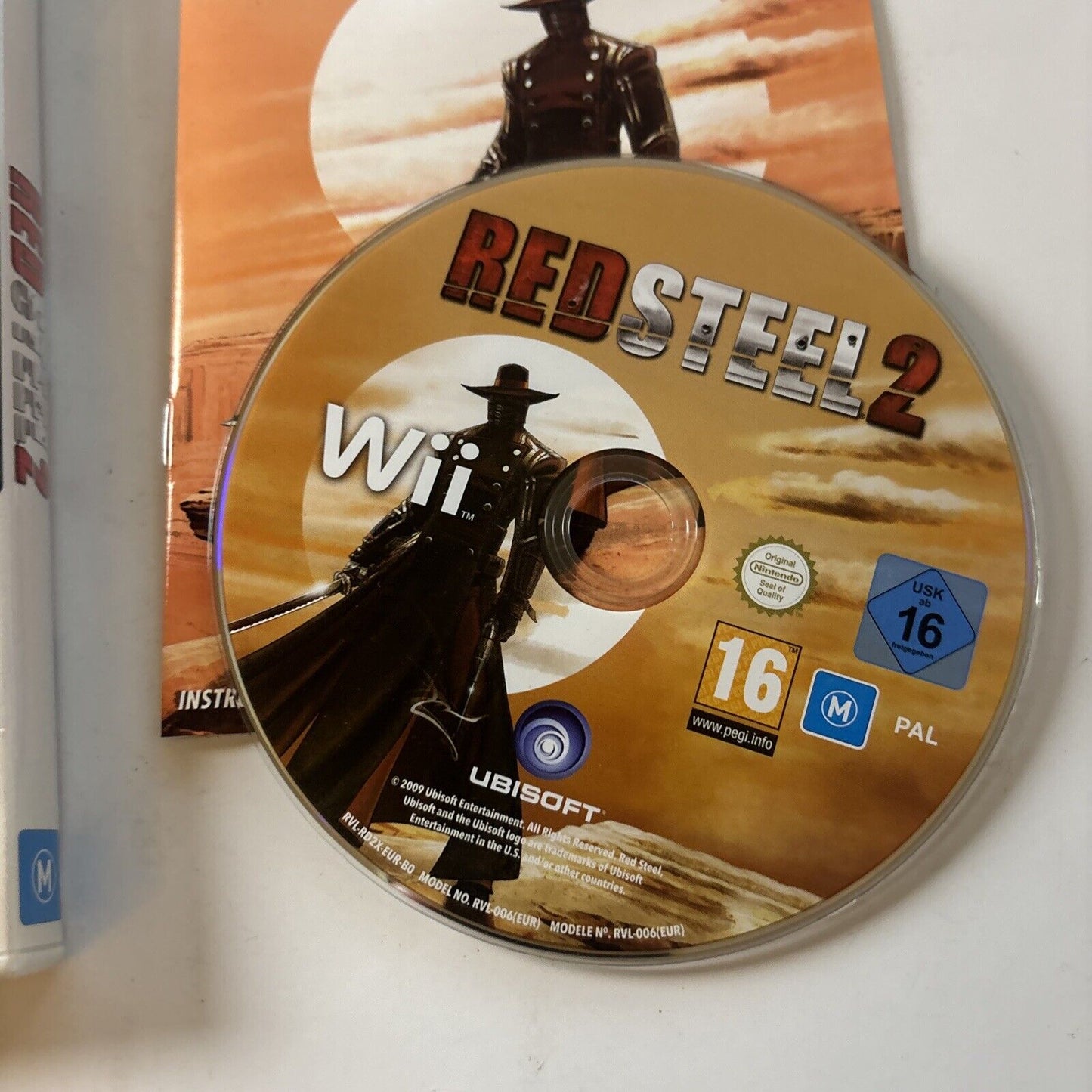 Red Steel 2 Nintendo Wii Game Manual PAL