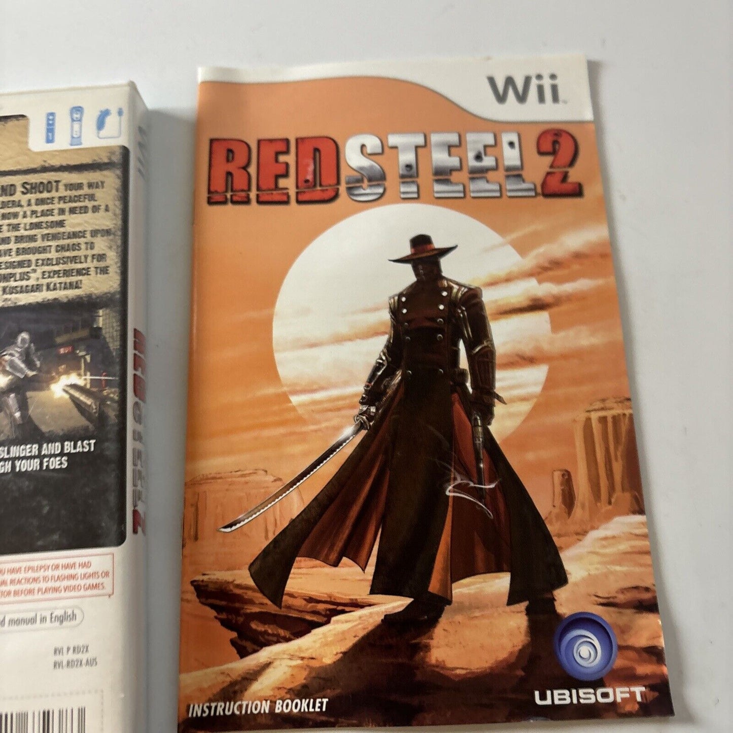 Red Steel 2 Nintendo Wii Game Manual PAL