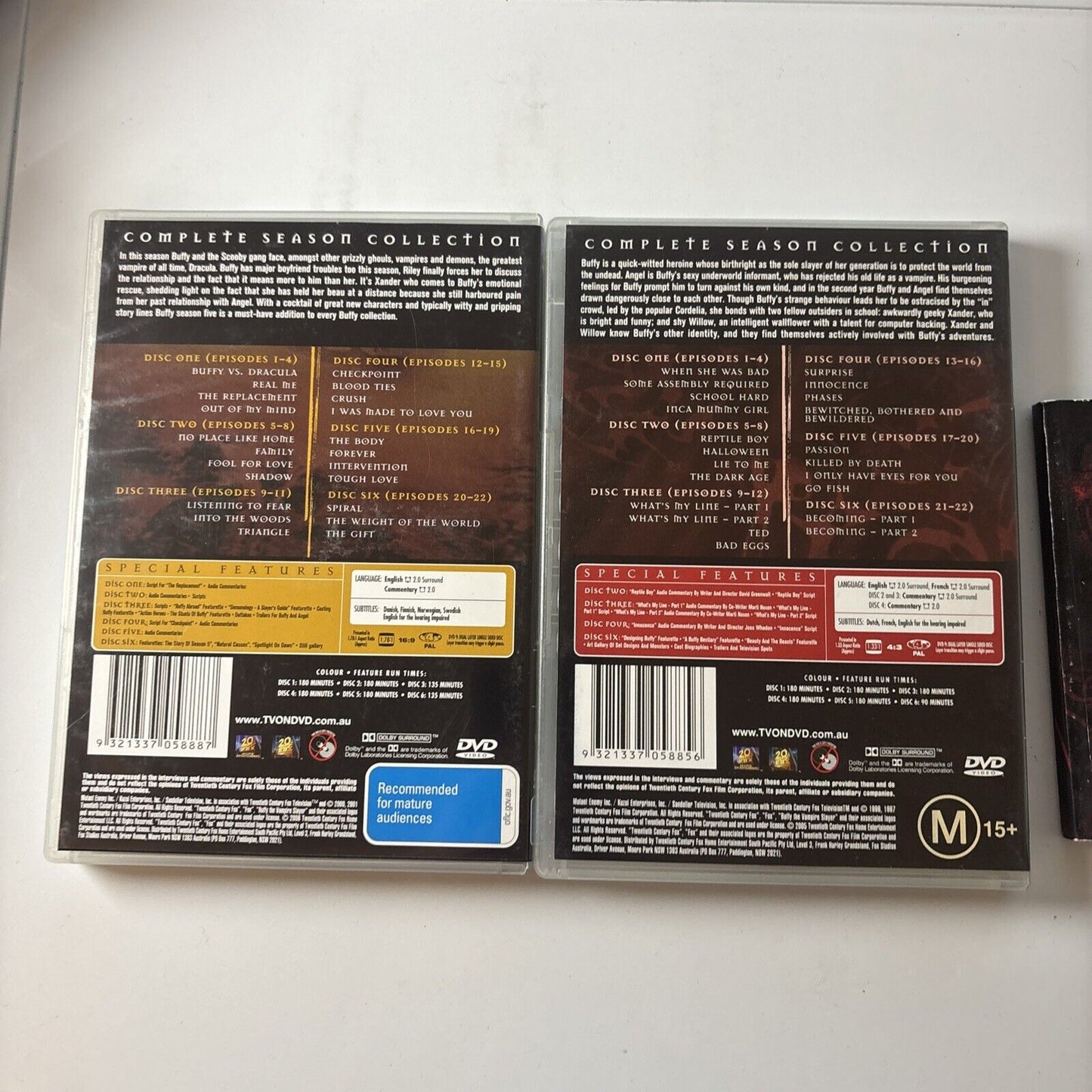 Buffy The Vampire Slayer - Complete Collectors Tin Set (DVD, 39-Disc) Region 4