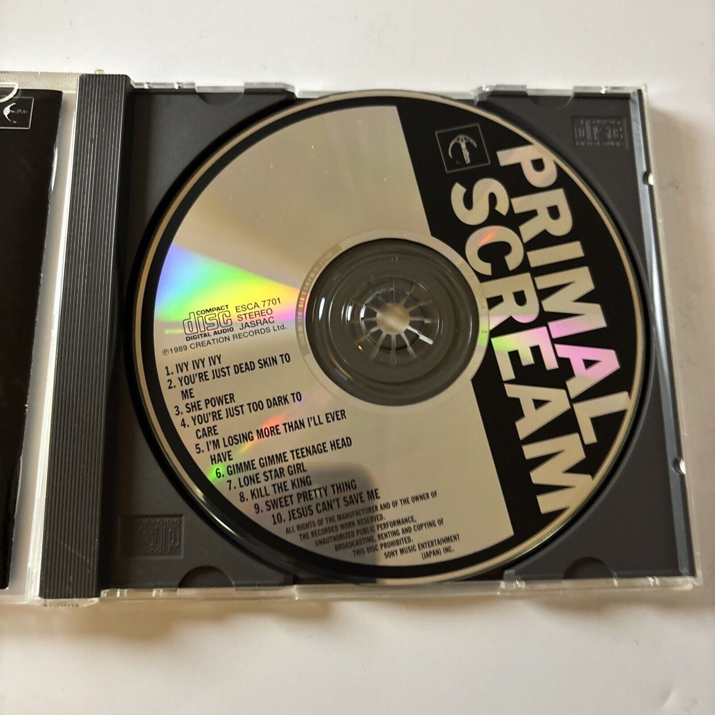 Primal Scream - Primal Scream (CD, 1998) Japan ESCA-7701 Creation Records