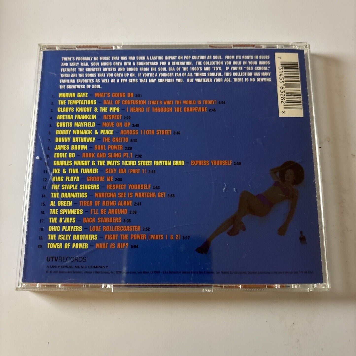 Various Artists - Pure Soul Power (CD, 2001) UK & 556 328-2