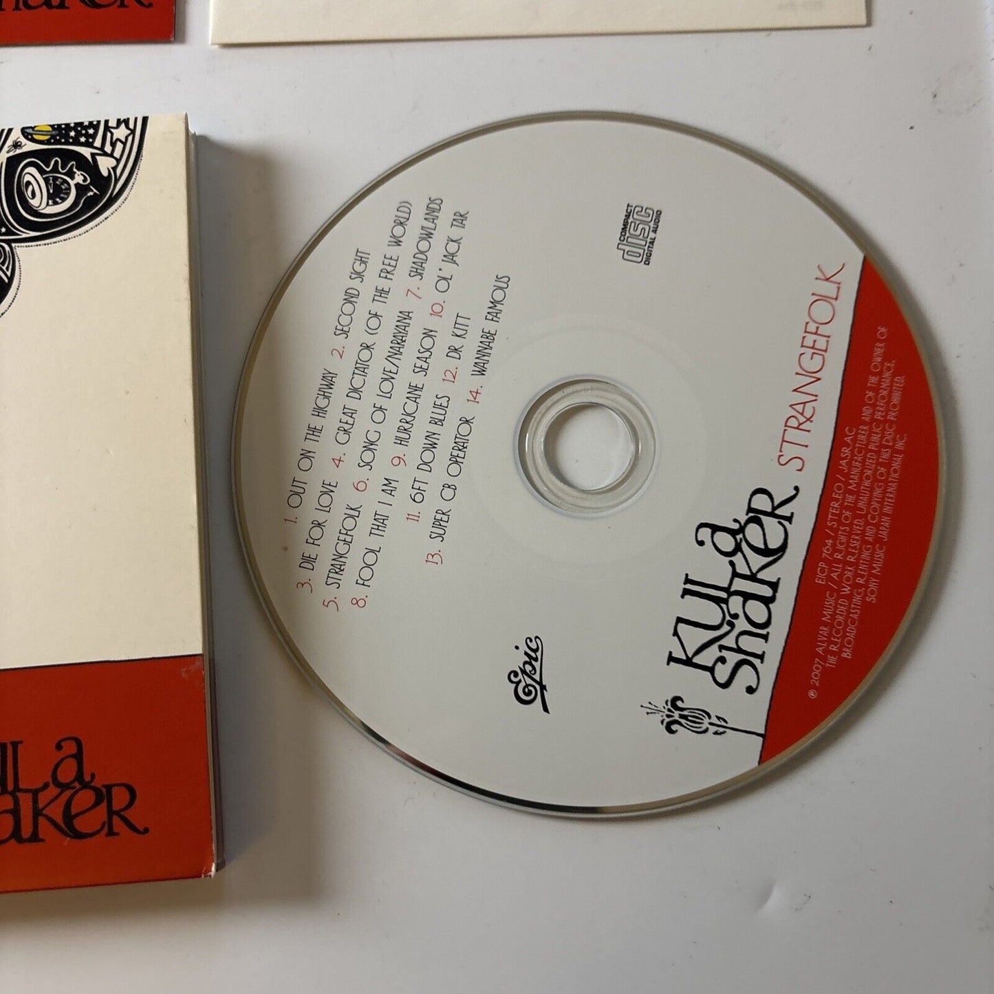 Kula Shaker - Strangefolk [Japan Bonus Track] (CD, 2007) Japan EICP-764