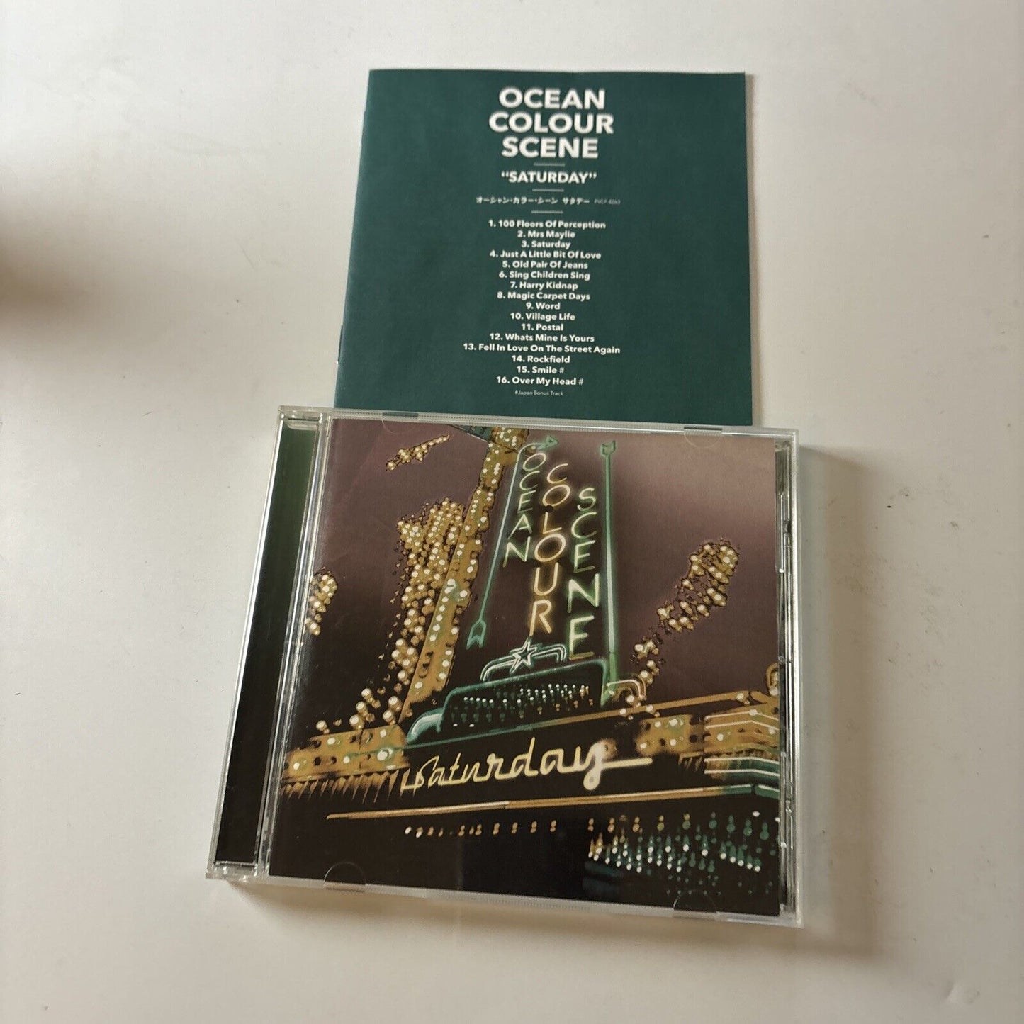 Ocean Colour Scene - Saturday (CD, 2010) Japan P-Vine Records pvcp-8263