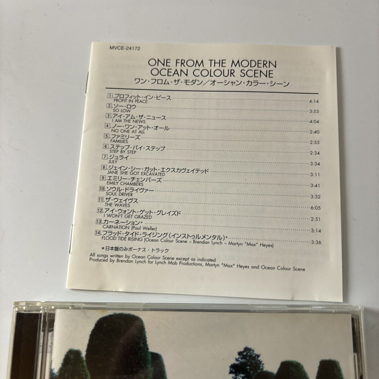 Ocean Colour Scene - One From The Modern (CD, 1999) Japan MVCE-24172