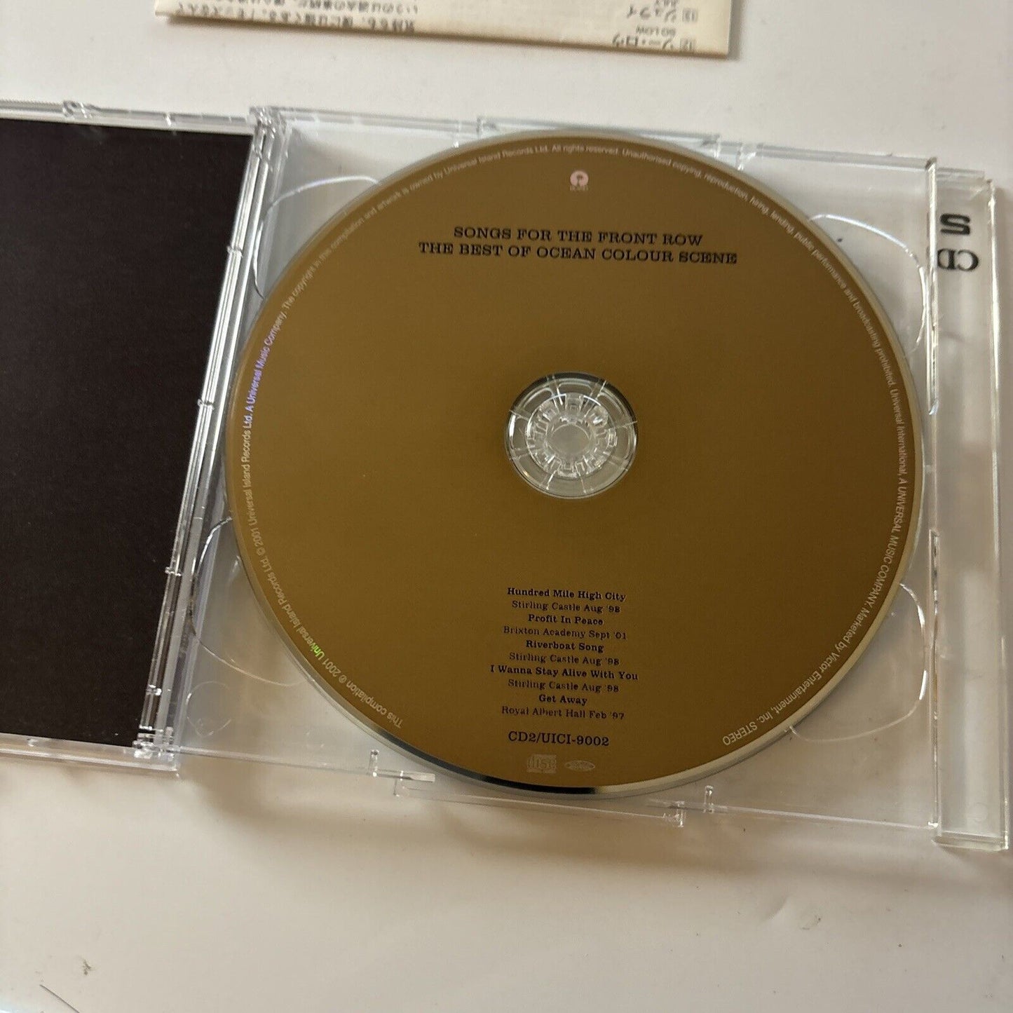 Ocean Colour Scene - Songs For The Front Row (CD, 2001) Japan UICI-9001/2