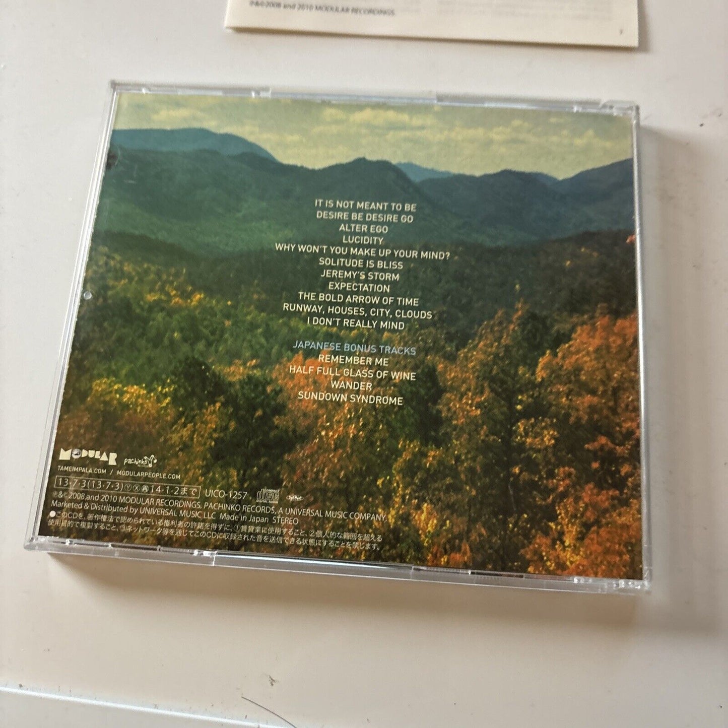 Tame Impala - Innerspeaker (CD, 2013) Japan uico-1257