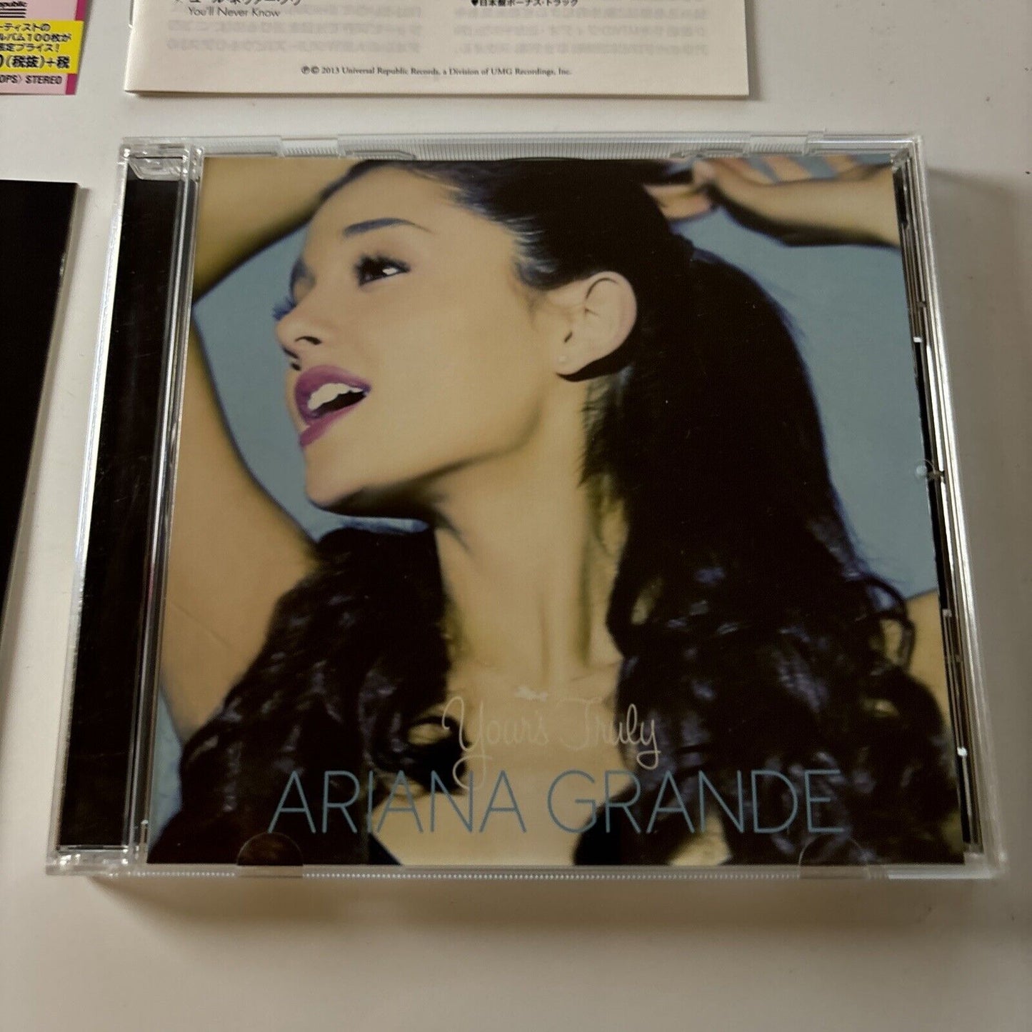 Ariana Grande - Yours Truly (CD, 2017) Japan uico-9728 Republic Records Obi