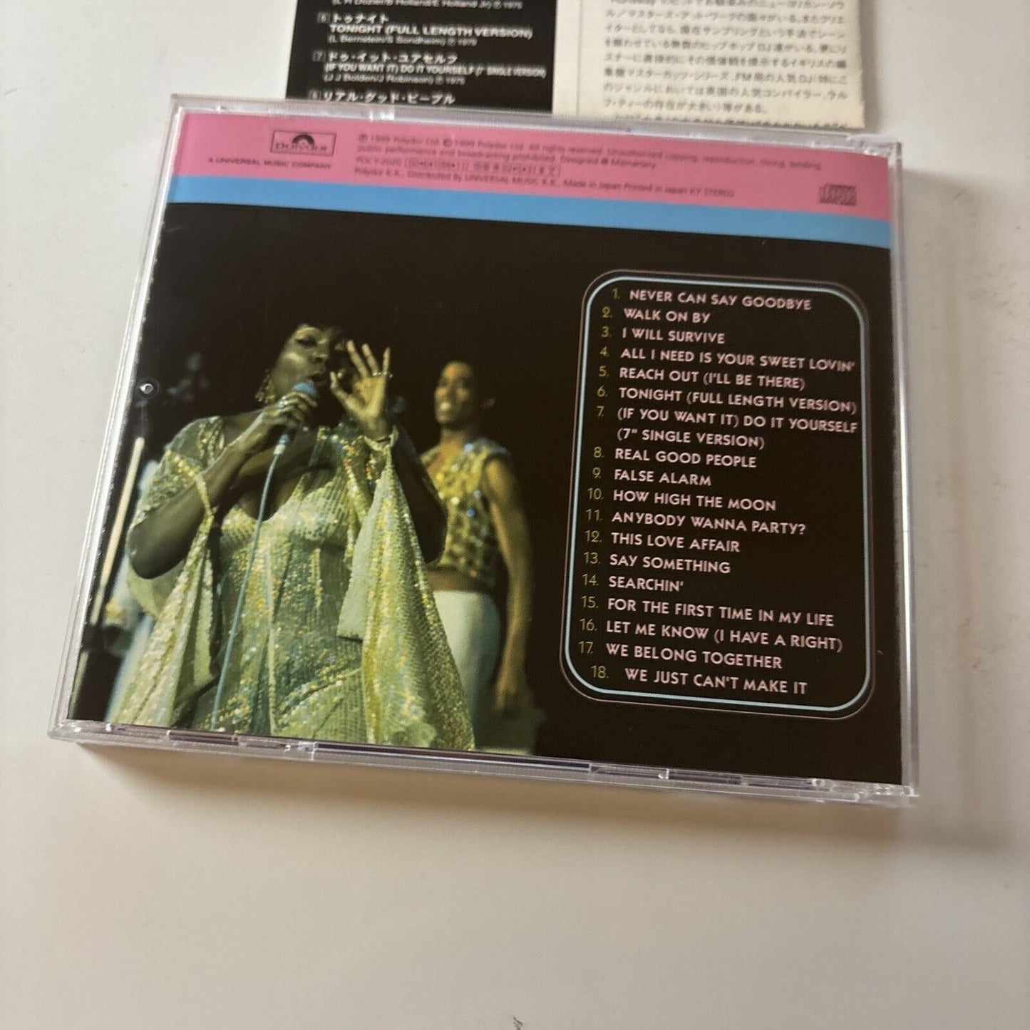 Gloria Gaynor - Classic Gloria Gaynor (CD, 1999) Japan Polydor pocy-2020