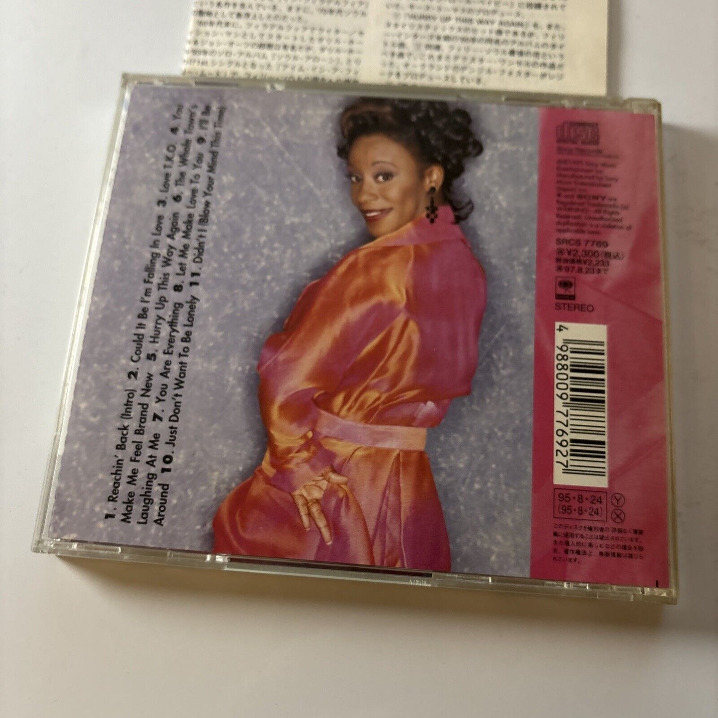 Regina Belle - Reachin' Back (CD, 1995) Japan SRCs-7769