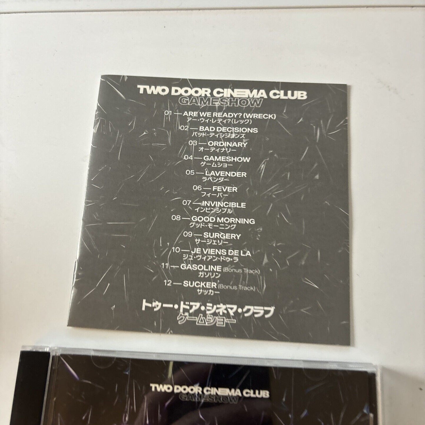 Two Door Cinema Club - Gameshow [Bonus Japan Track] (CD, 2016) Japan wpcr-17457