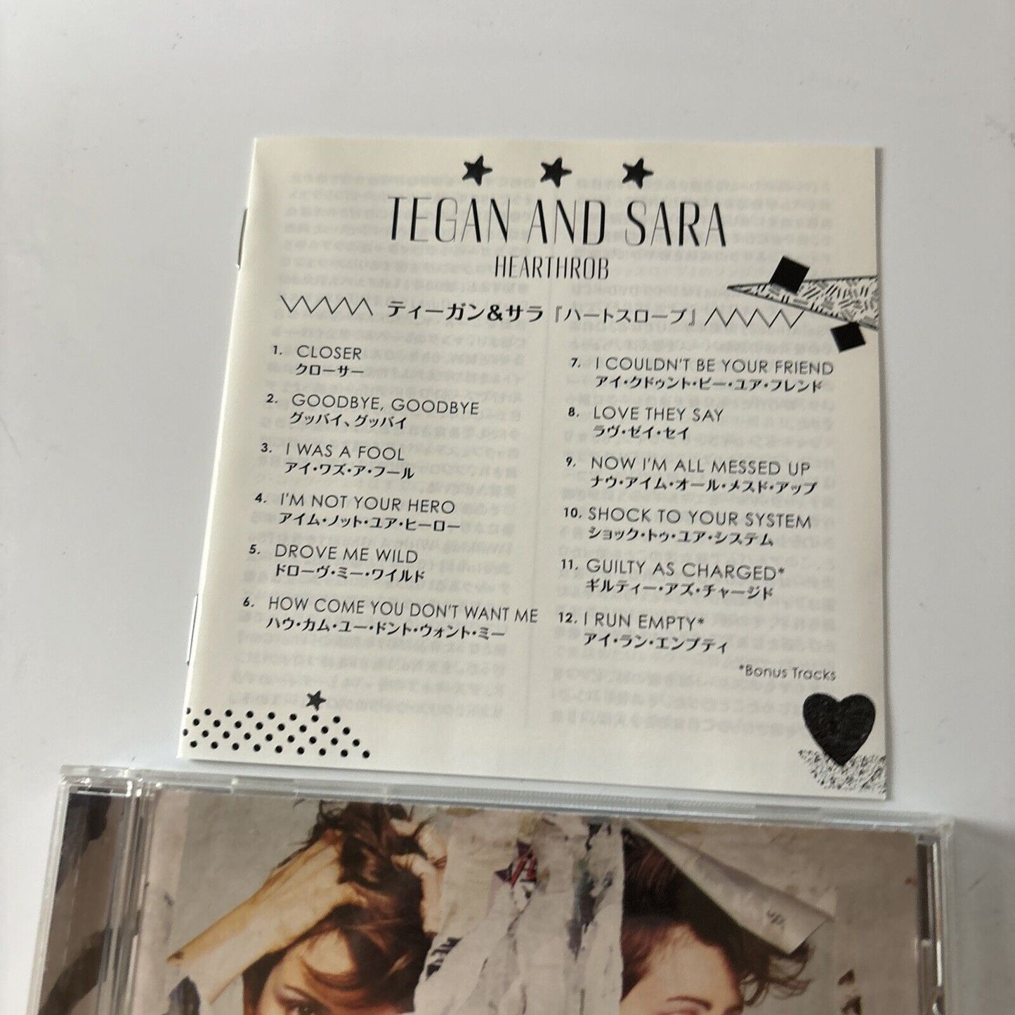 Tegan And Sara - Heartthrob [Bonus Japan Track] (CD, 2014) Japan wpcr-15484