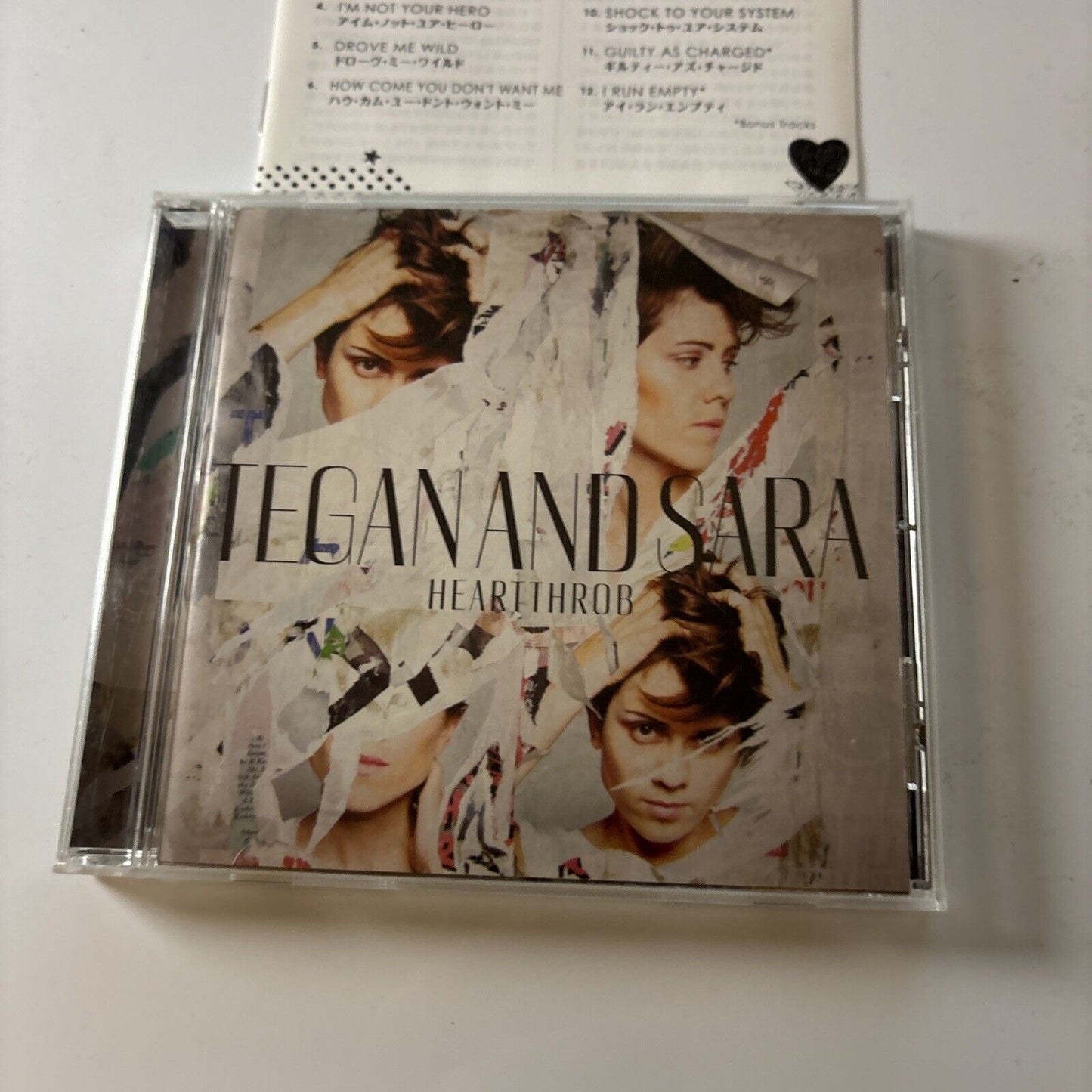 Tegan And Sara - Heartthrob [Bonus Japan Track] (CD, 2014) Japan wpcr-15484