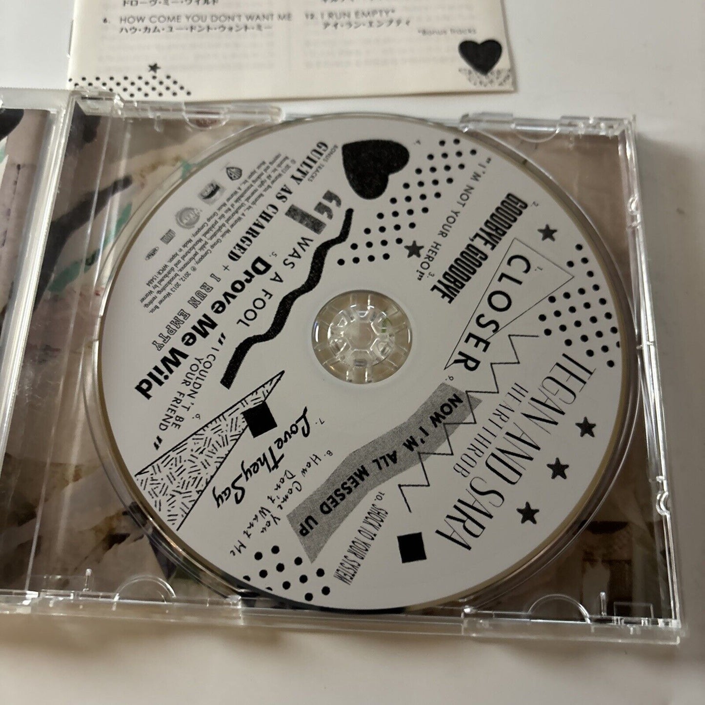 Tegan And Sara - Heartthrob [Bonus Japan Track] (CD, 2014) Japan wpcr-15484