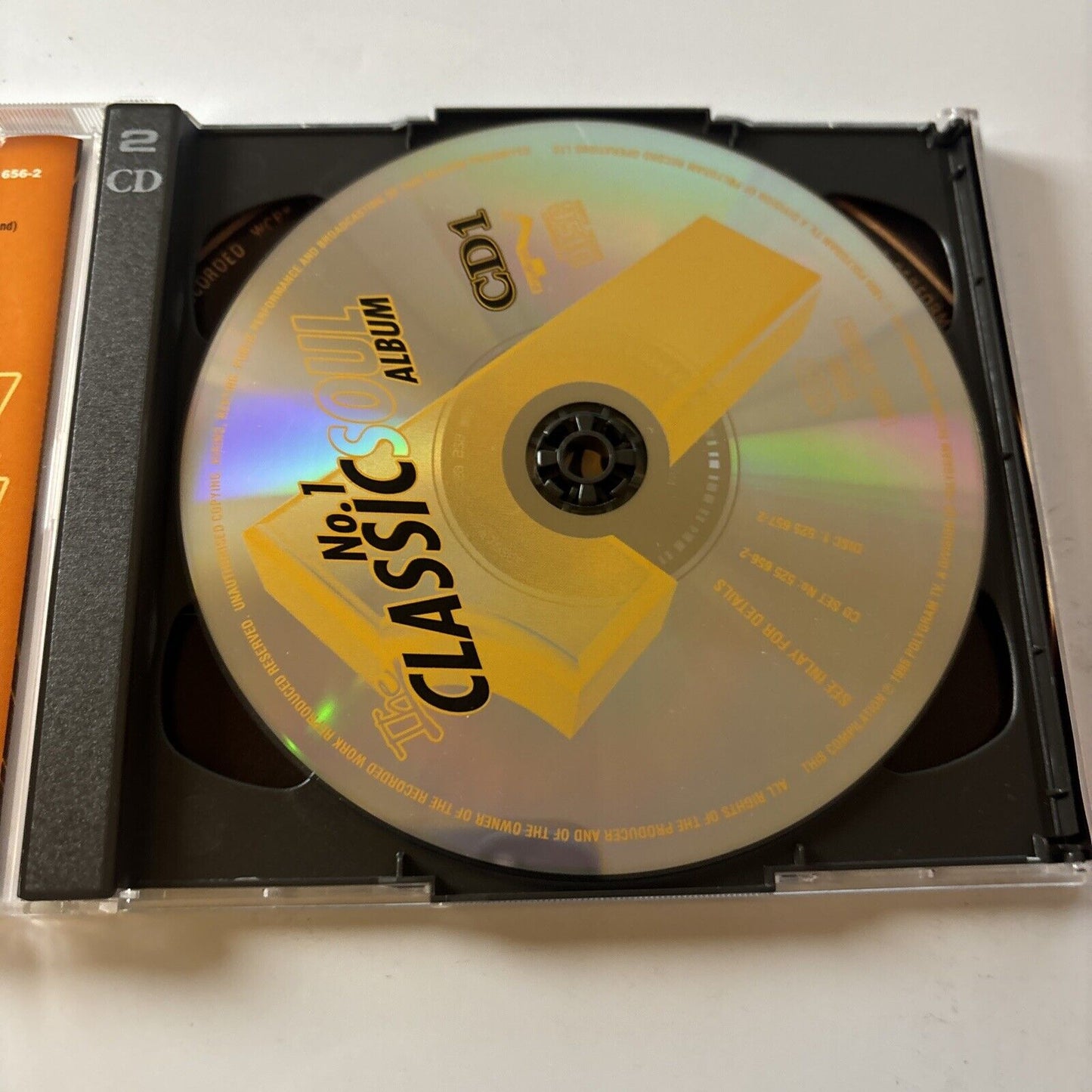 Various Artists - The No. 1 Classic Soul Album (CD, 1995) PolyGram TV 525 656-2