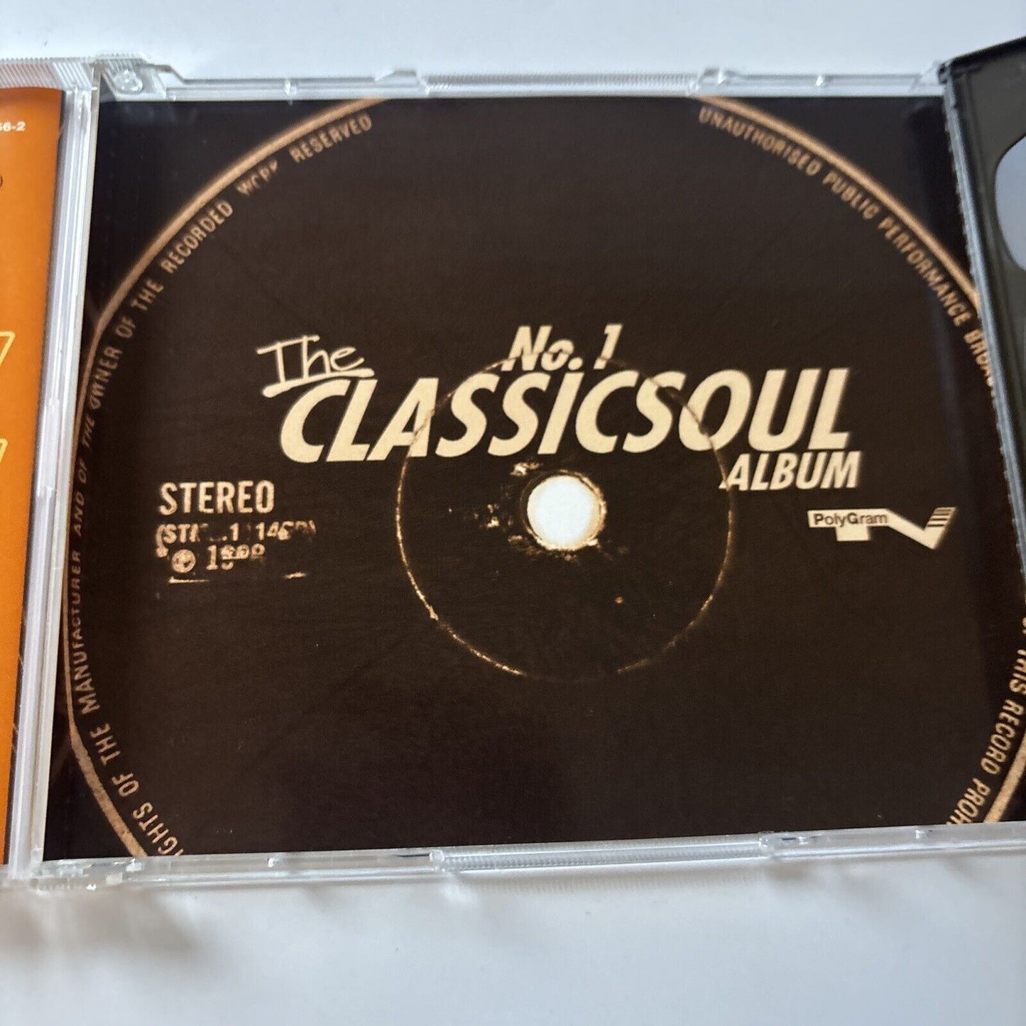 Various Artists - The No. 1 Classic Soul Album (CD, 1995) PolyGram TV 525 656-2