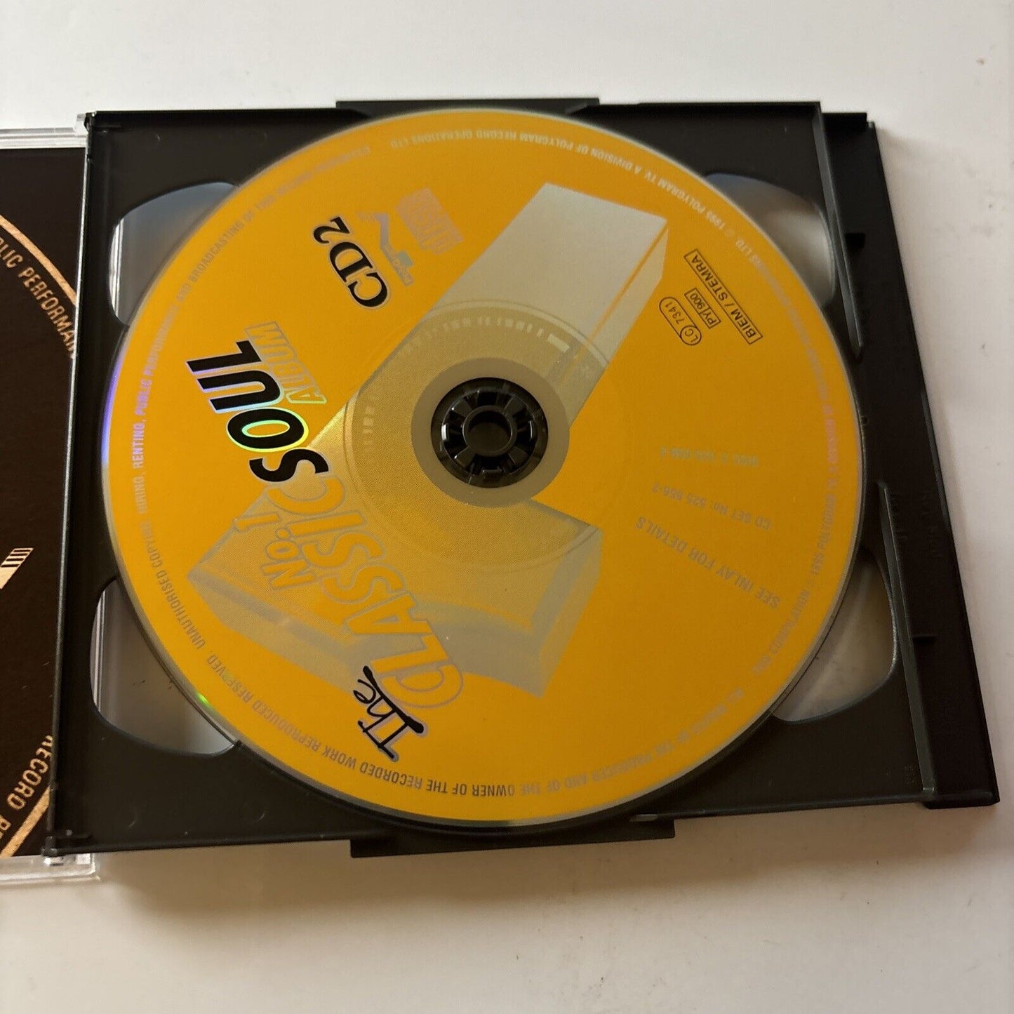 Various Artists - The No. 1 Classic Soul Album (CD, 1995) PolyGram TV 525 656-2