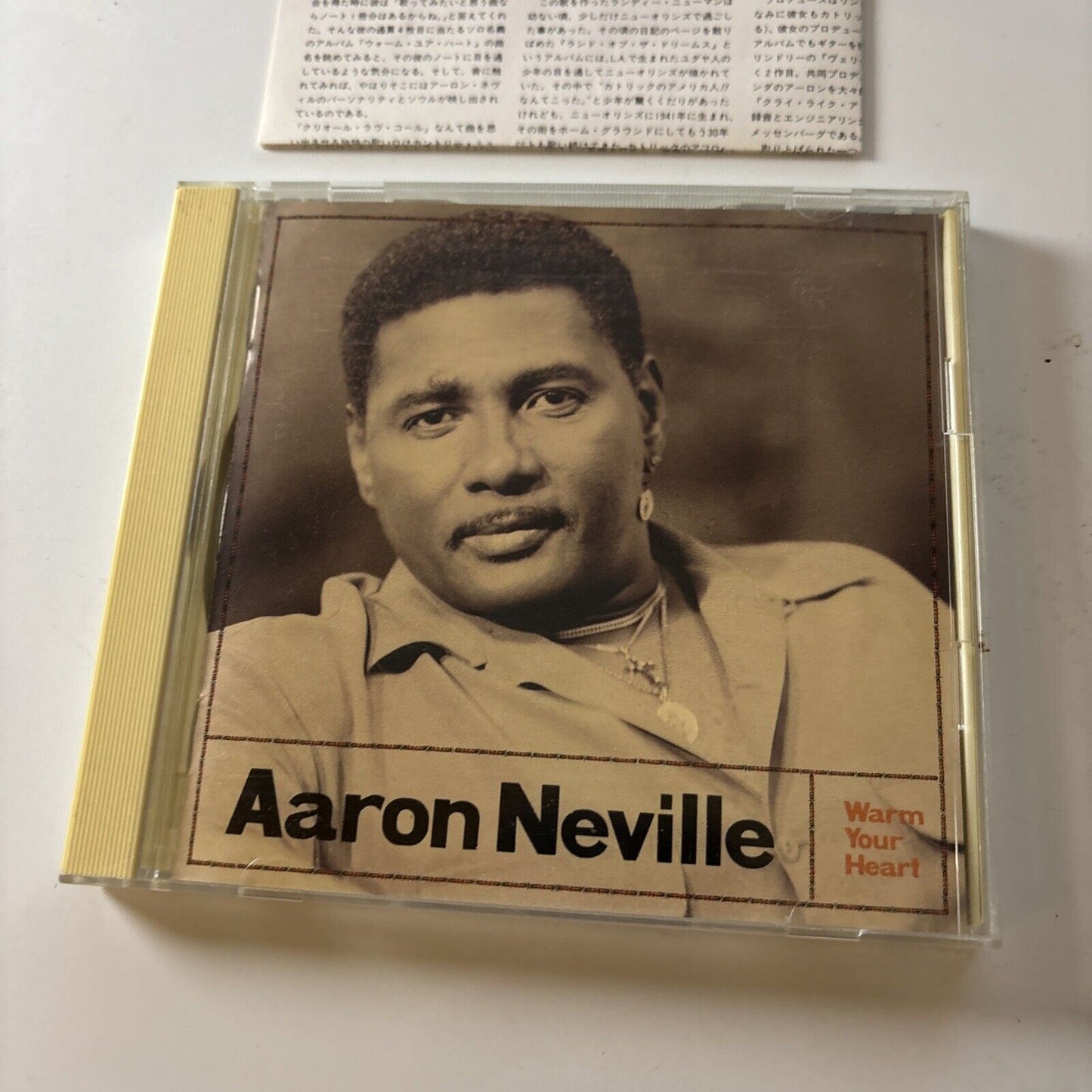 Aaron Neville - Warm Your Heart (CD, 1991) Japan pccy-10210 A&M Records