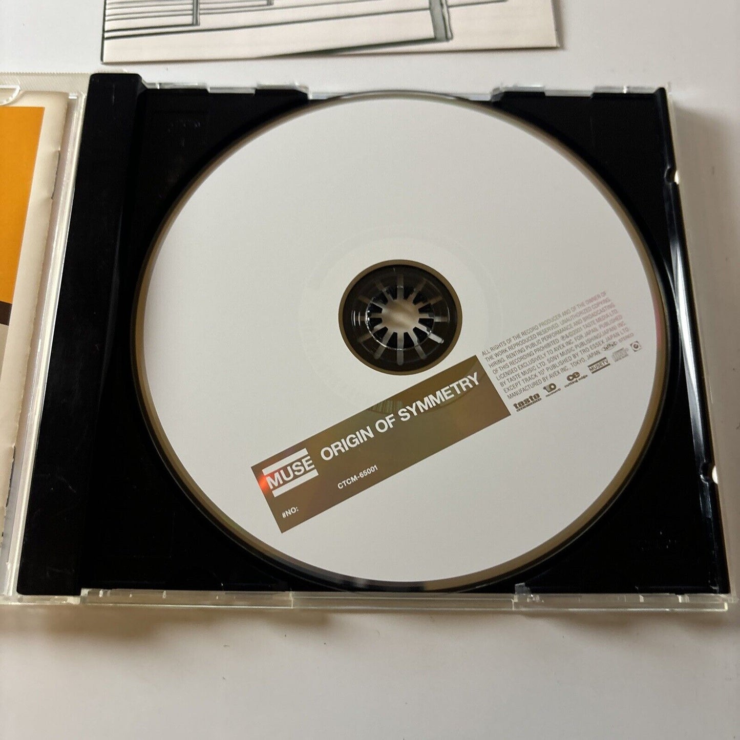 Muse - Origin Of Symmetry (CD, 2001) Japan CTCM-65001