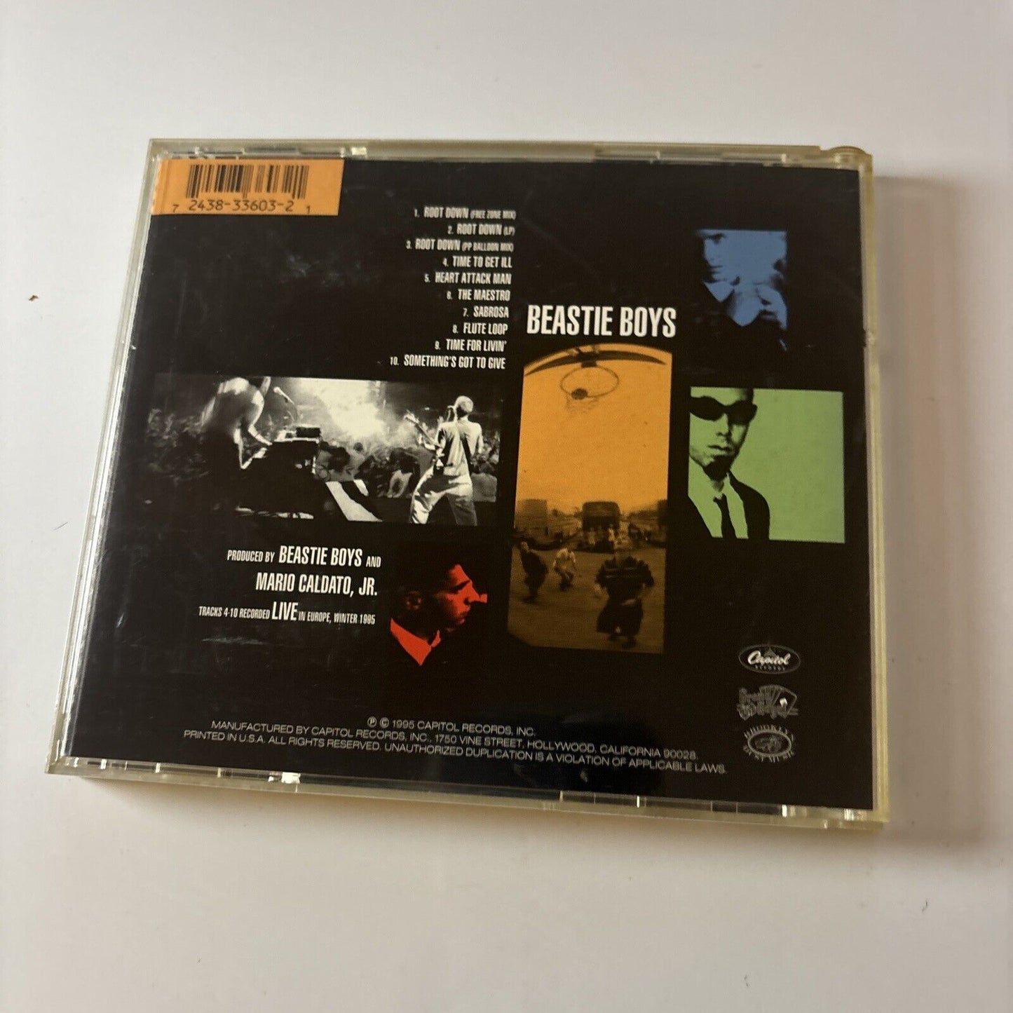 Beastie Boys - Root Down EP (CD, 1995) USA Capitol Records