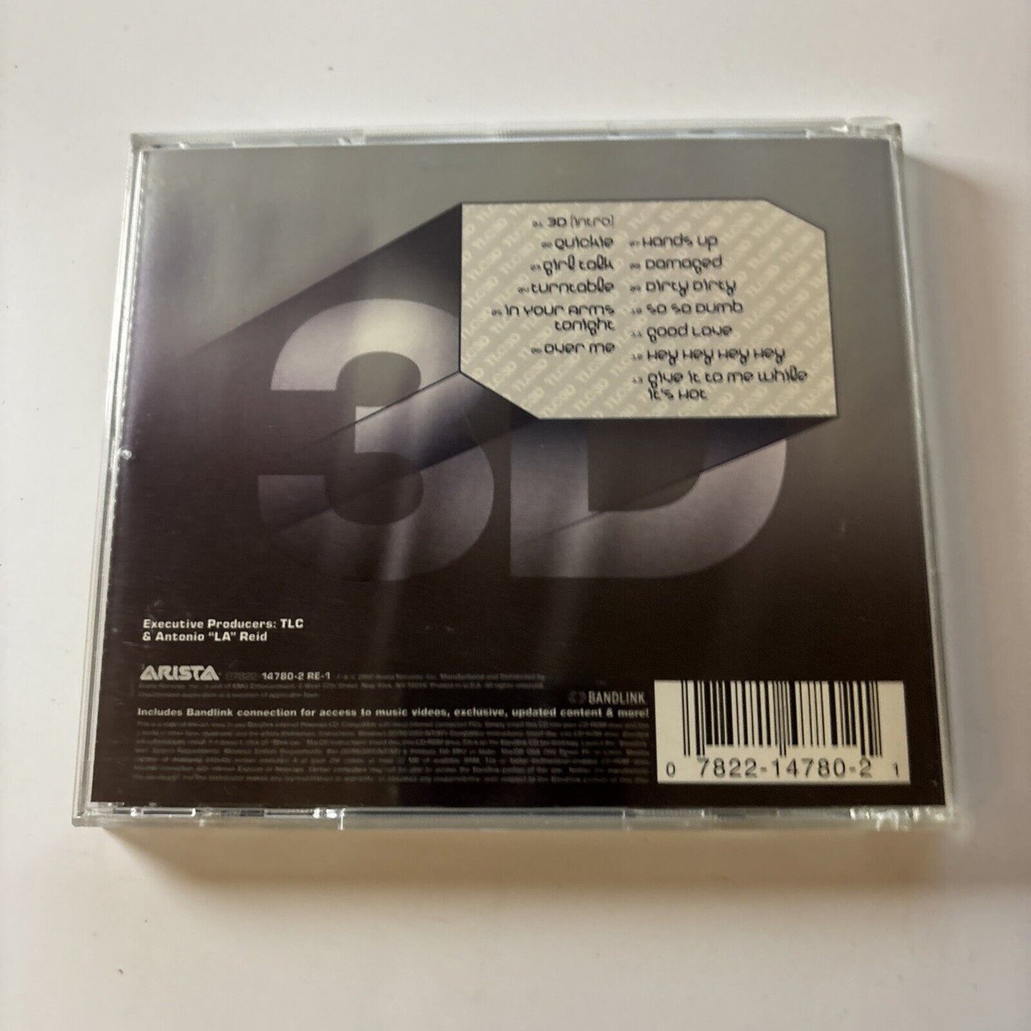 TLC - 3D (CD, 2002) USA Arista 358462