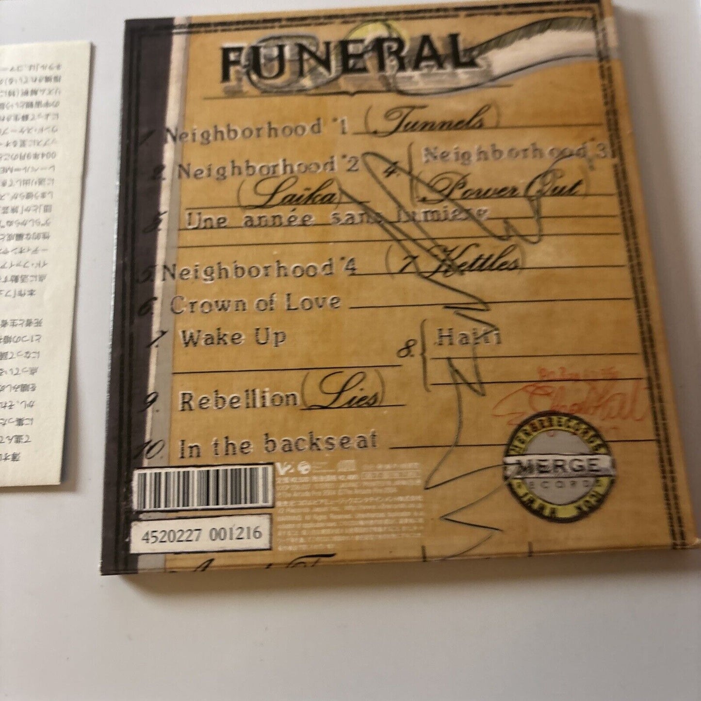 Arcade Fire - Funeral (CD, 2005) Japan V2CP-236-237 Obi
