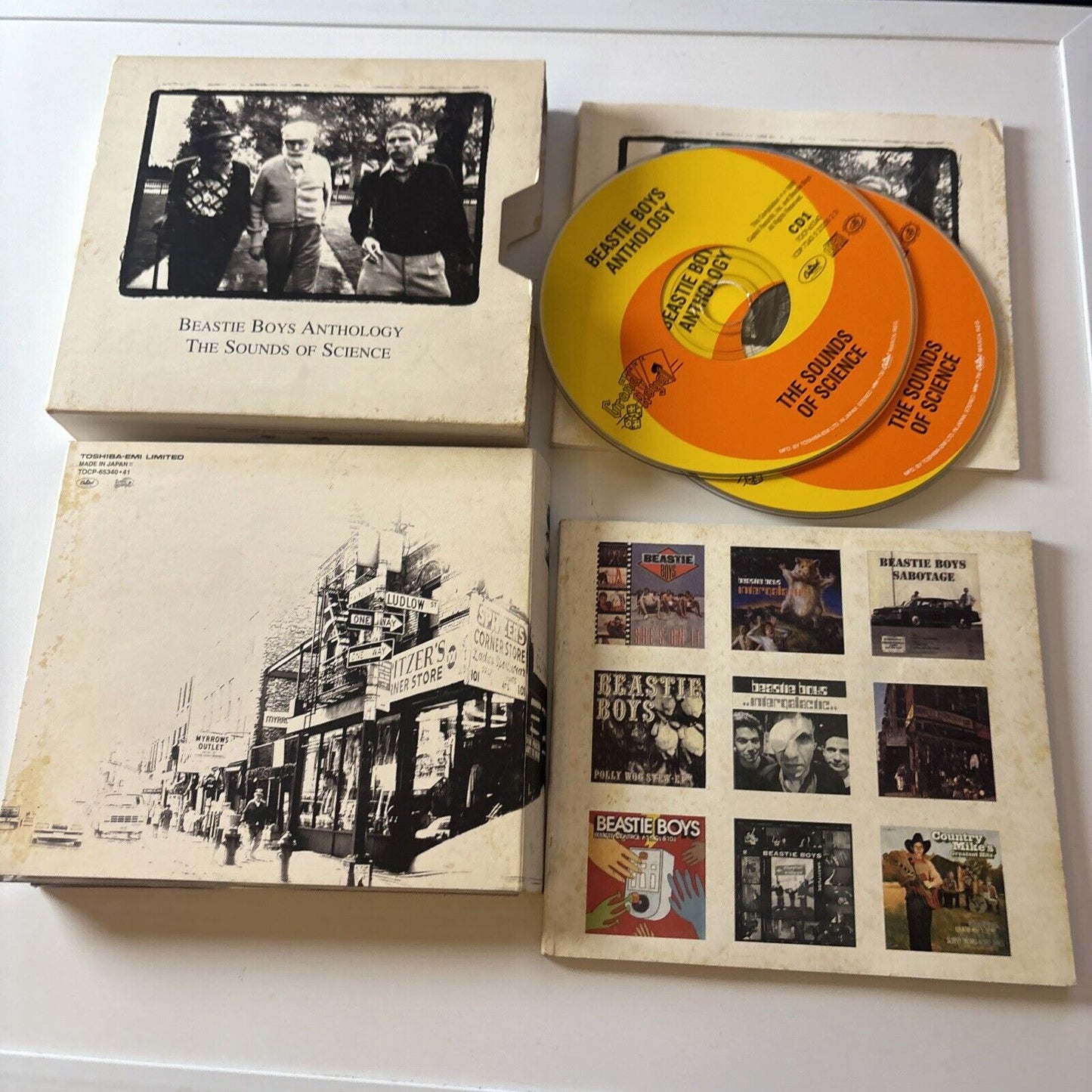 Beastie Boys Anthology: The Sounds Of Science (CD, 1999) Japan tocp-65340-41