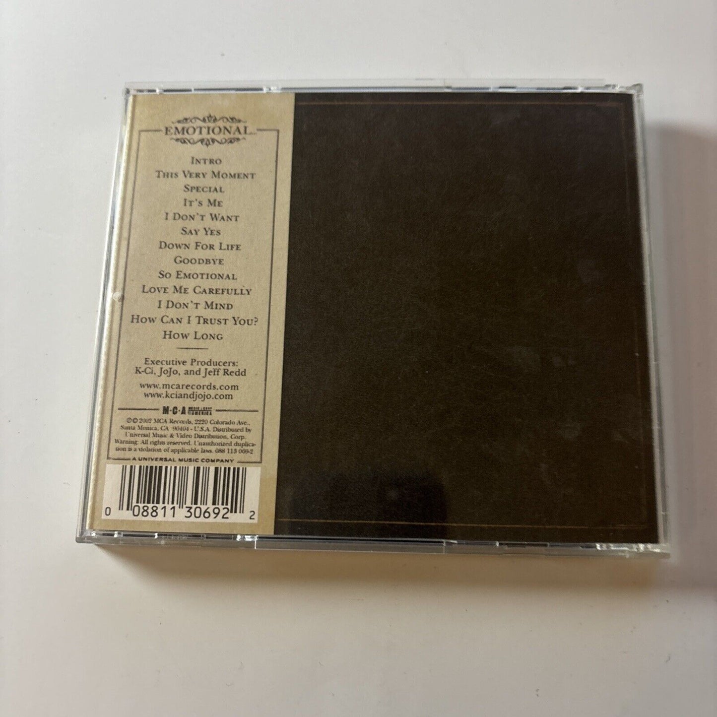 K-Ci & JoJo - Emotional (CD, 2002) MCA Records USA & catalog