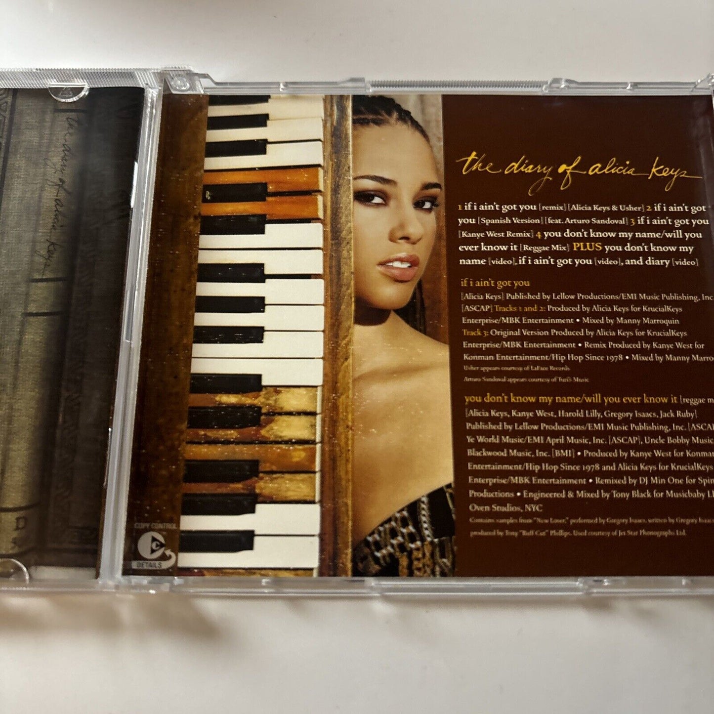 Alicia Keys - The Diary Of Alicia Keys [Bonus CD] (CD, 2004, 2-Disc) J Records