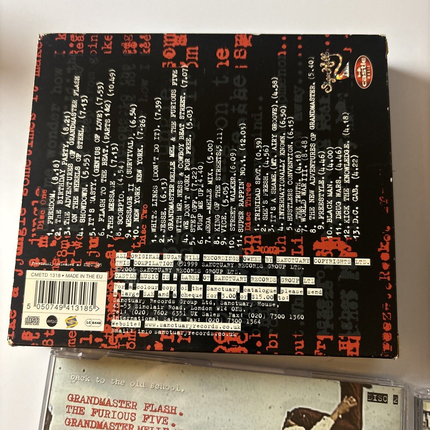 Grandmaster Flash & The Furious Five - Back To The Old School (CD, 2006)