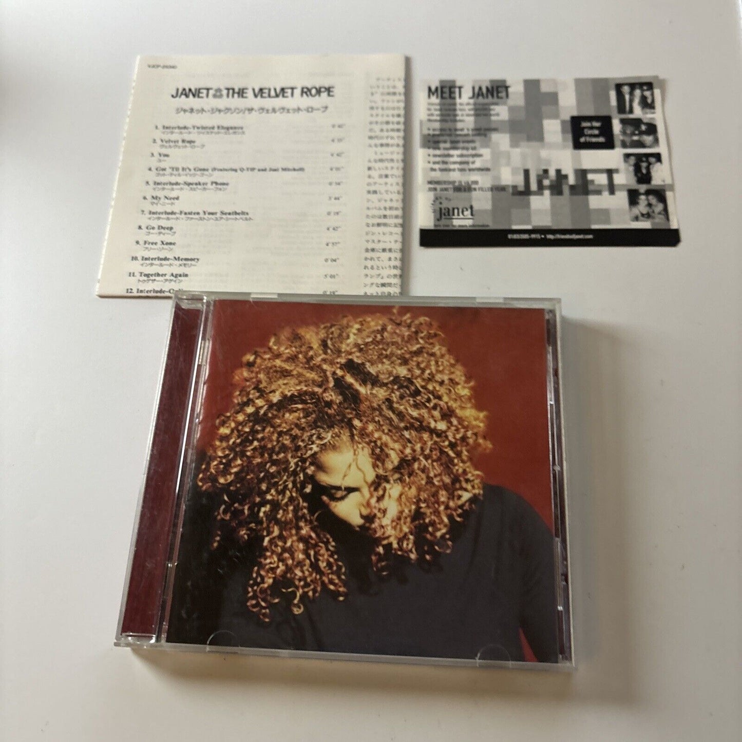 Janet - The Velvet Rope (CD, 1997) Japan vjcp-25340