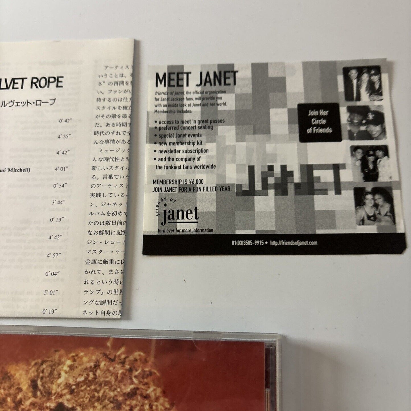 Janet - The Velvet Rope (CD, 1997) Japan vjcp-25340