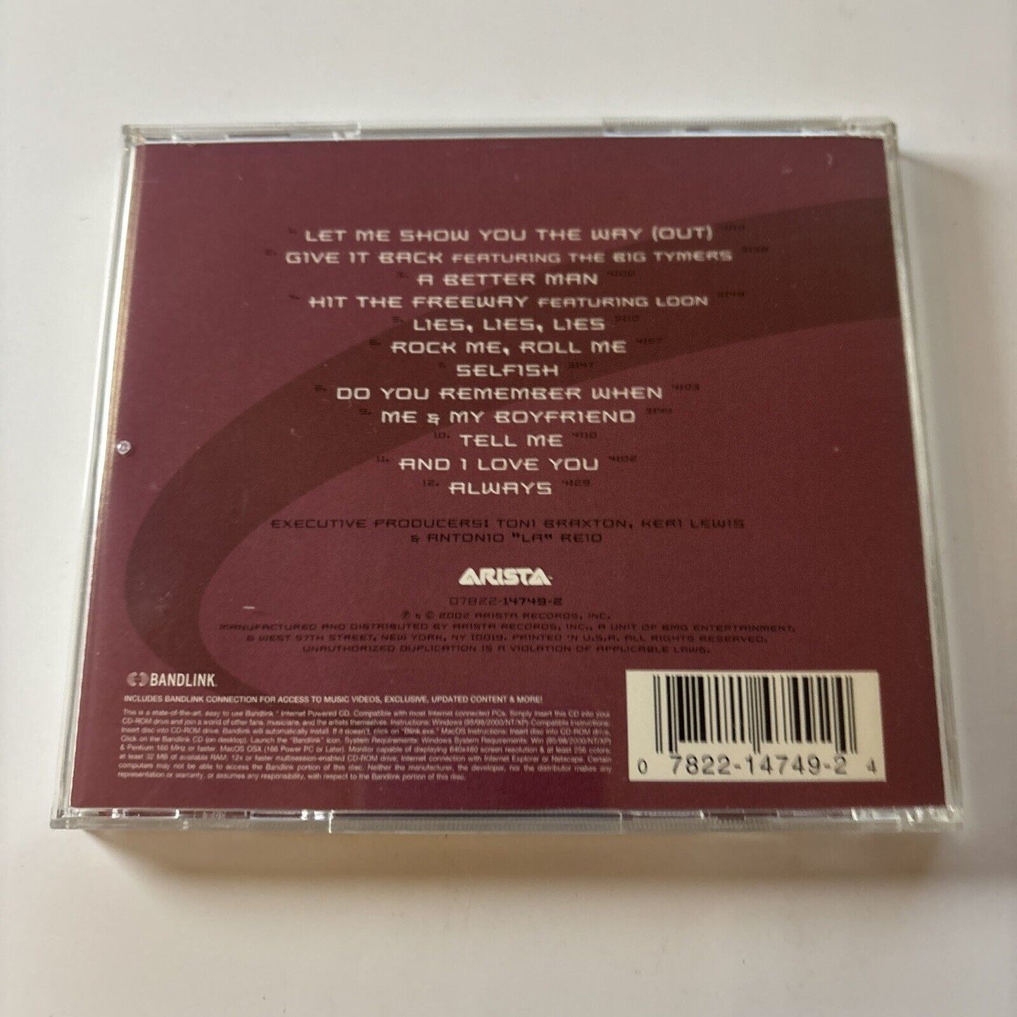 Toni Braxton - More Than A Woman (CD, 2002) Arista