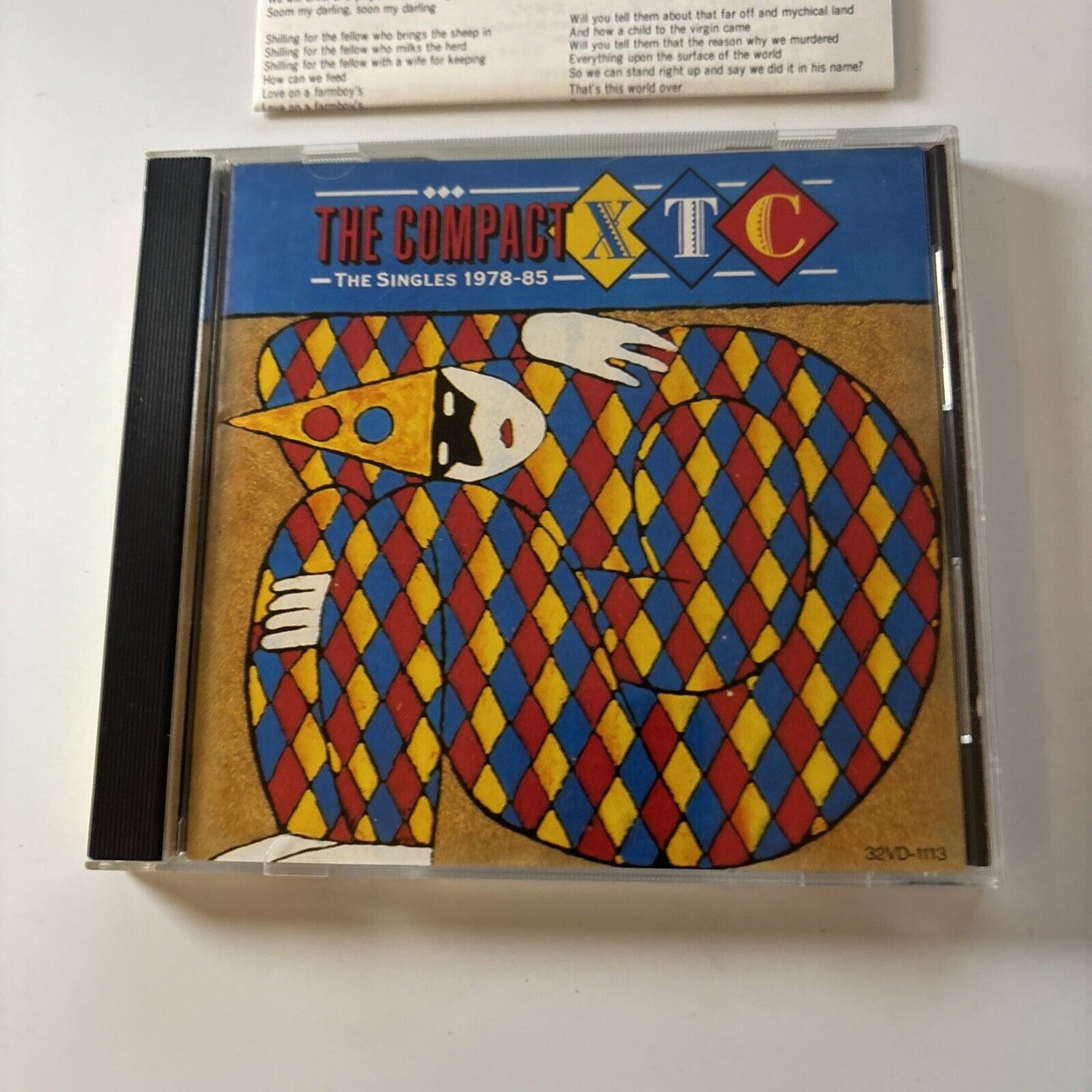 XTC - The Compact XTC - The Singles 1978-85 (CD, 1987) Japan 32vd-1113