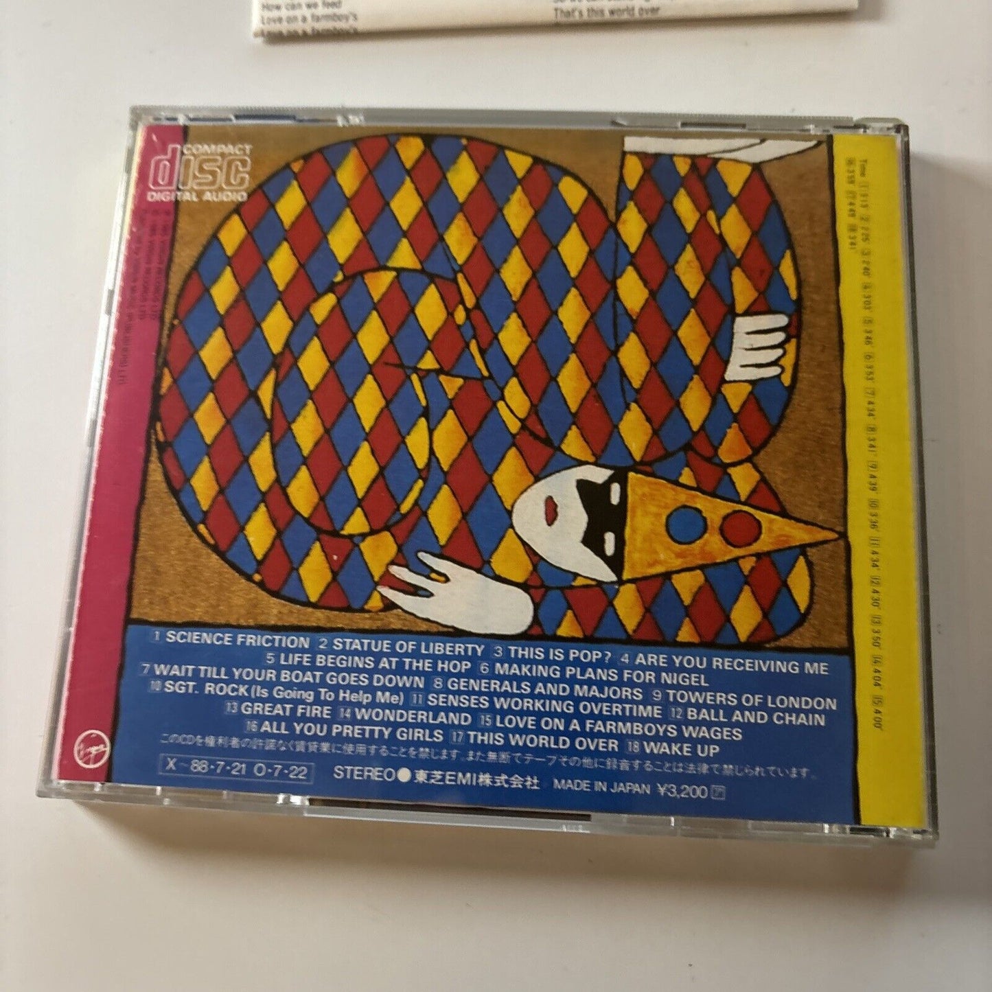 XTC - The Compact XTC - The Singles 1978-85 (CD, 1987) Japan 32vd-1113