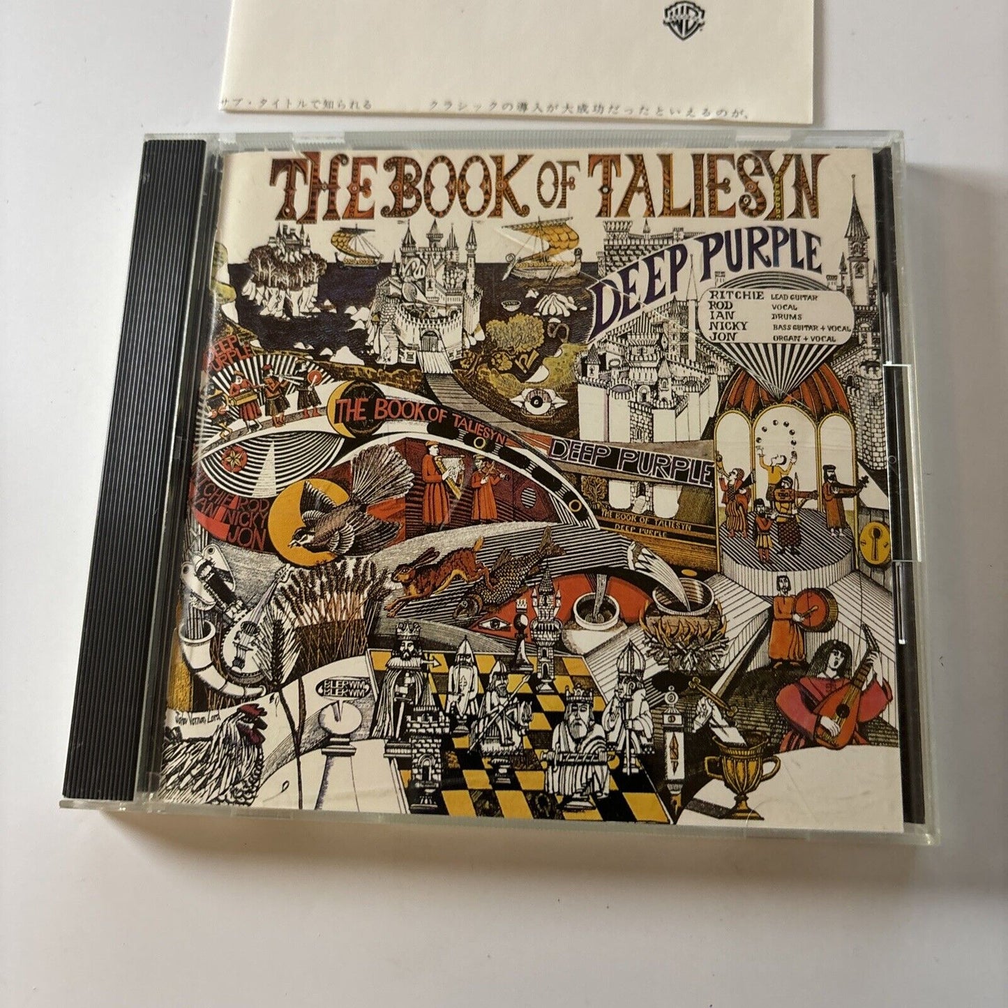 Deep Purple - The Book Of Taliesyn (CD, 1968) Japan 20p2-2602 Warner Bros.
