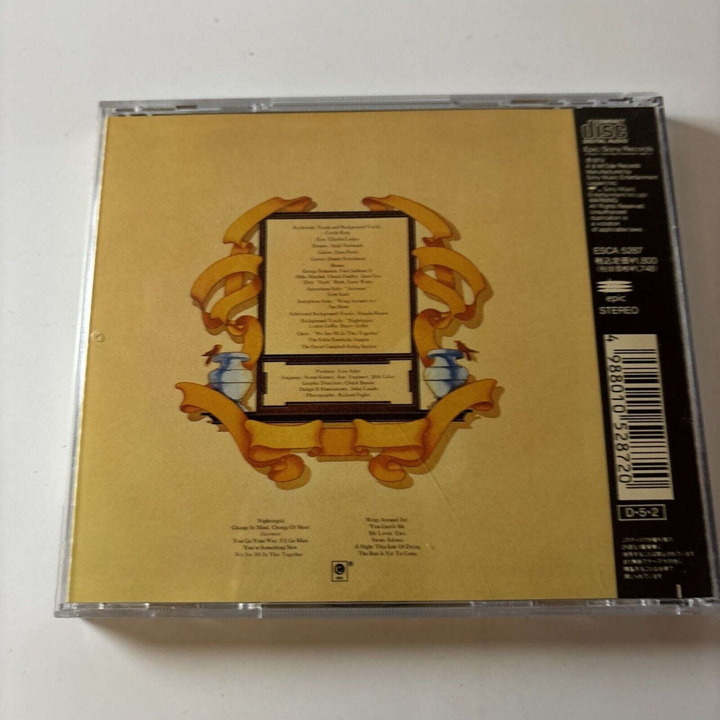 Carole King - Wrap Around Joy (CD, 1991) Japan ESCA-5287