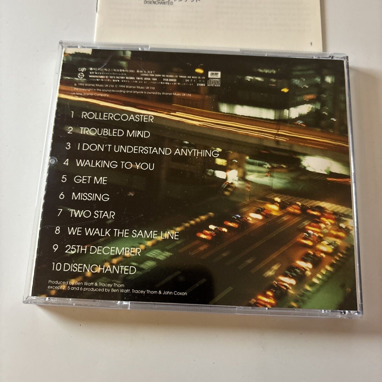 Everything But The Girl - Amplified Heart (CD, 1994) Japan tfck-88850