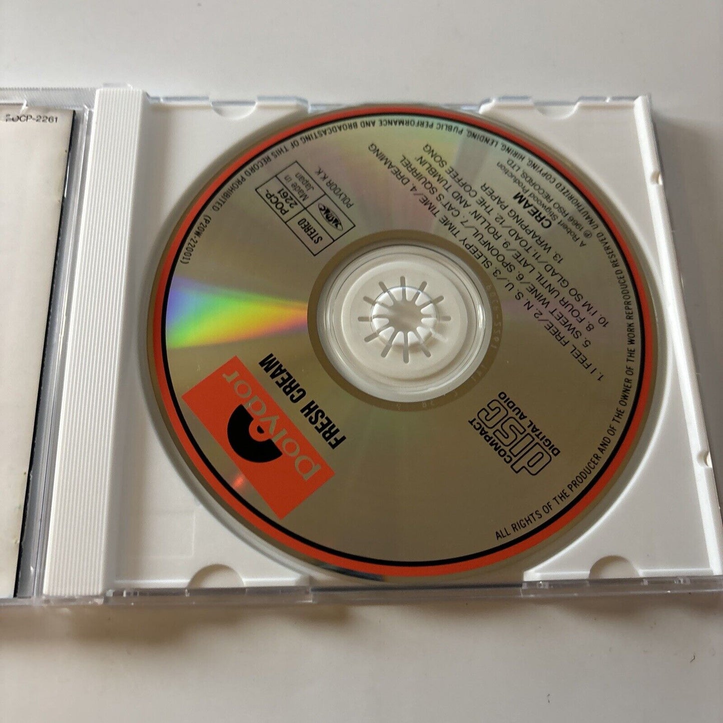 Cream - Fresh Cream (CD, 1993) Japan Pocp-2261