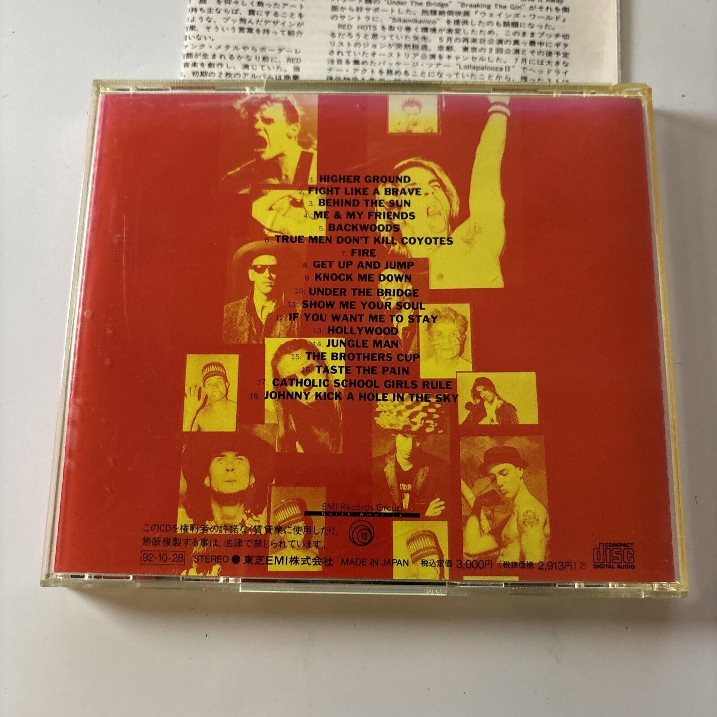 Red Hot Chili Peppers - What Hits!? (CD, 1992) Japan TOCP-7469