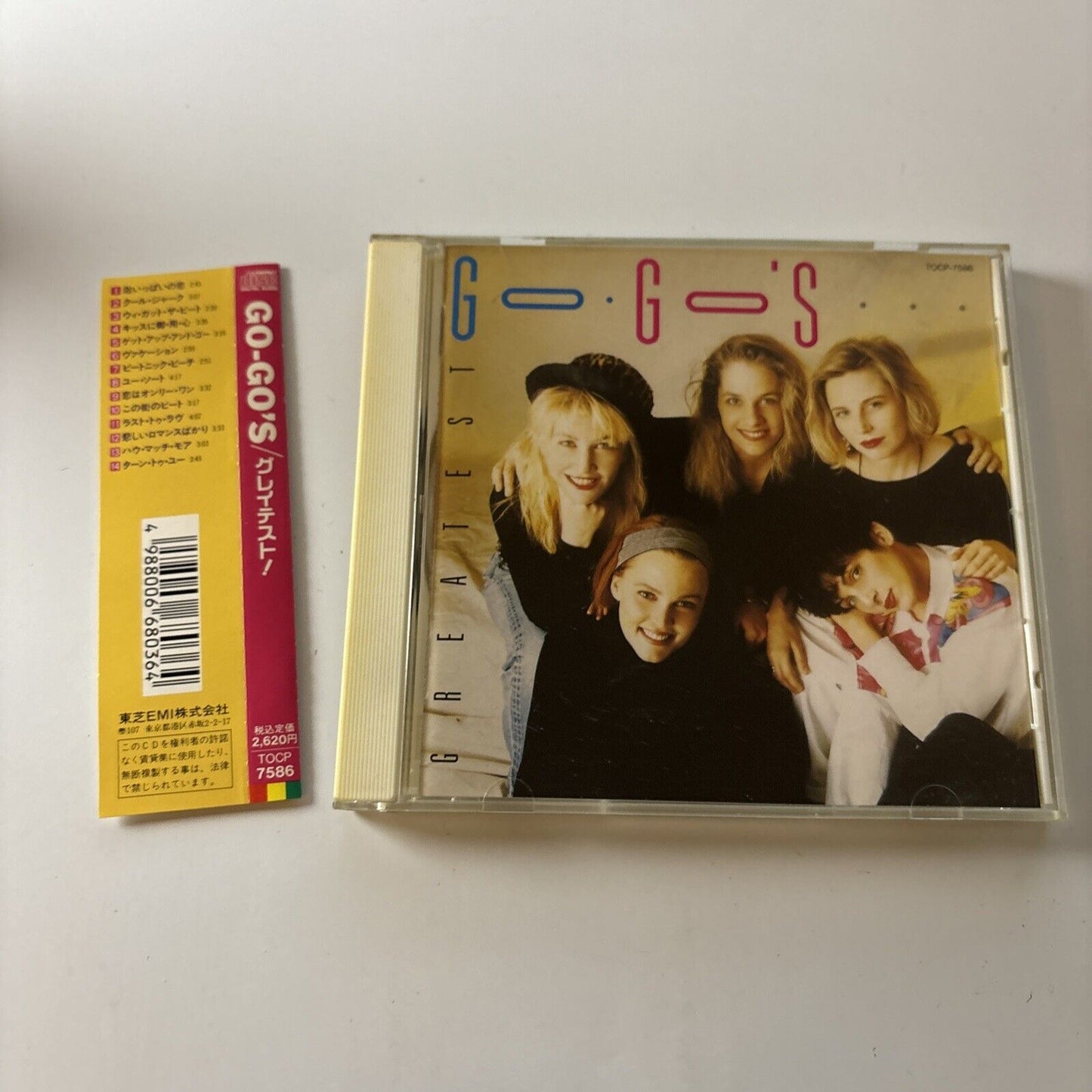 Go Go's - Greatest Hits (CD, 1993) Japan TOCP-7586 Obi