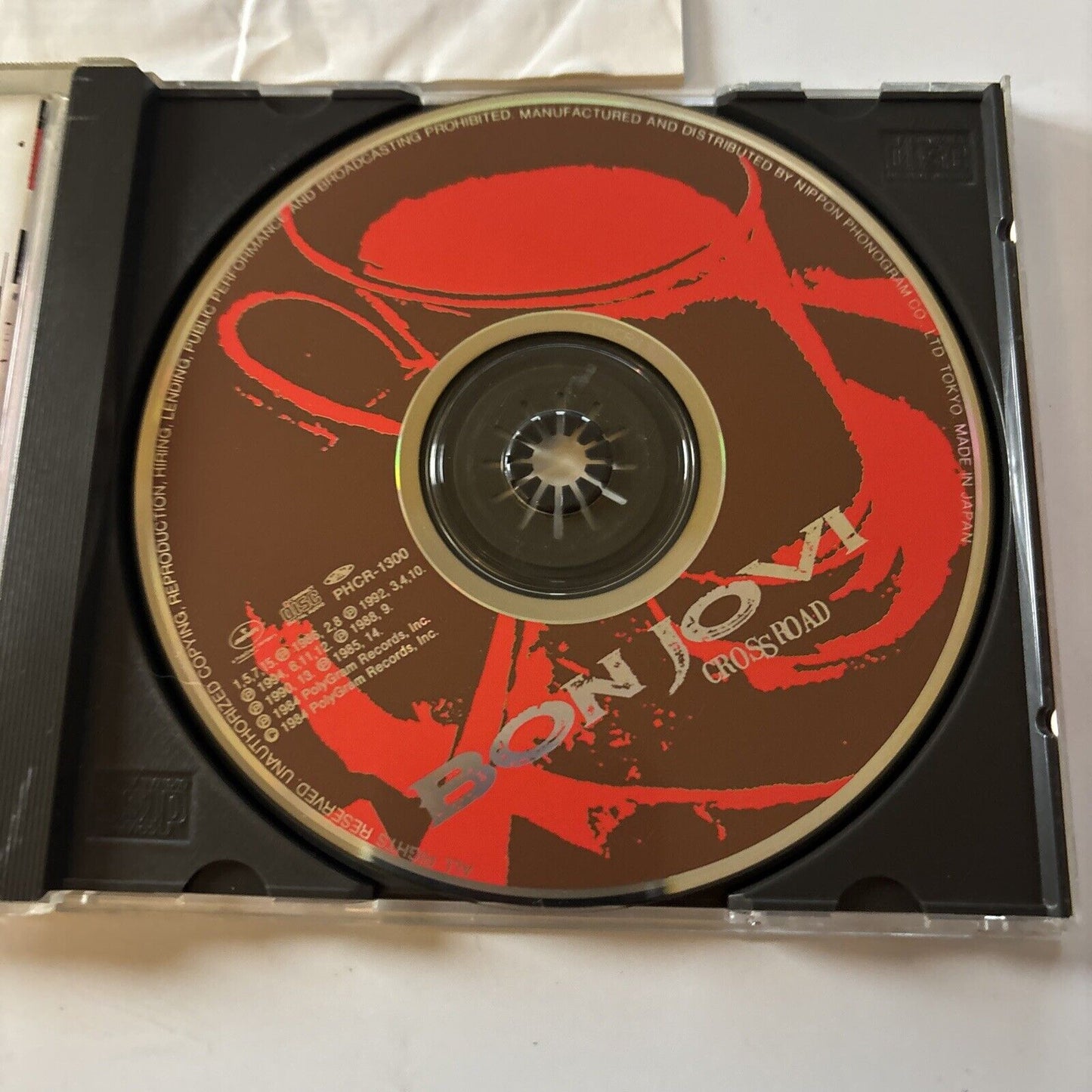 Bon Jovi - Cross Road (CD, 1994) Japan PHCR-1300