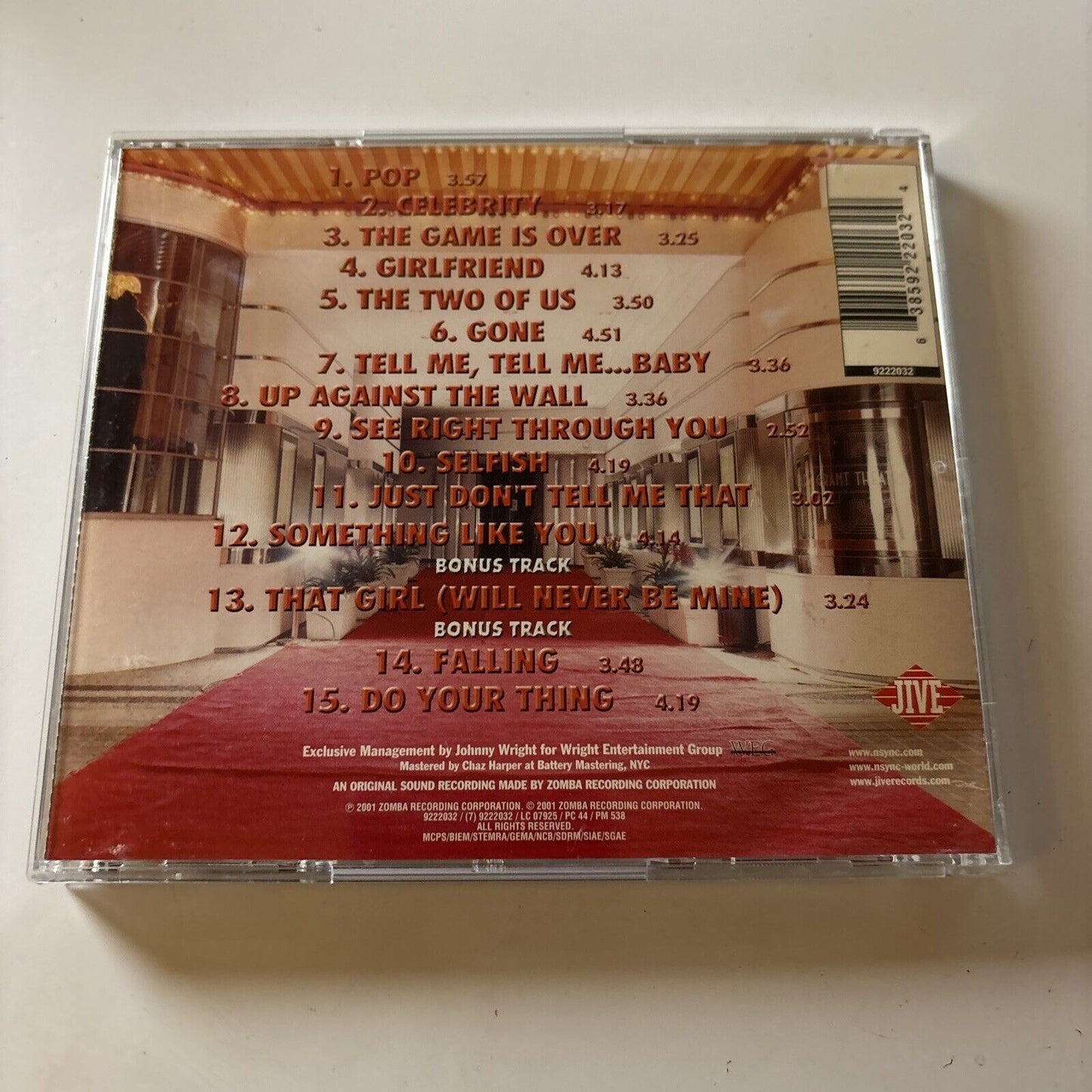 NSYNC - Celebrity (CD, 2001) USA & Jive 995944