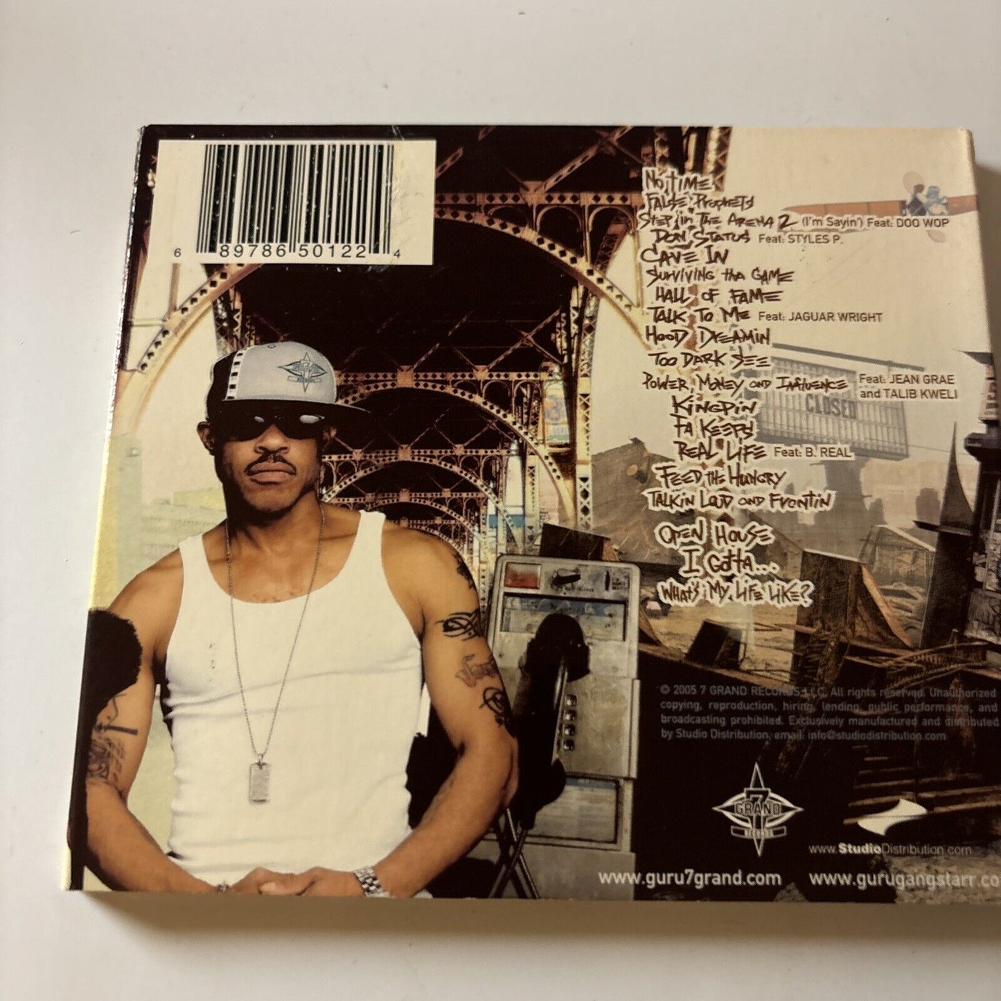 Guru - Version 7.0: The Street Scriptures (CD, 2005) USA 7 Grand Records