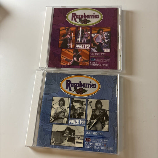 The Raspberries - Power Pop Volume One & Two (CD, 1996) RPM 163 USA