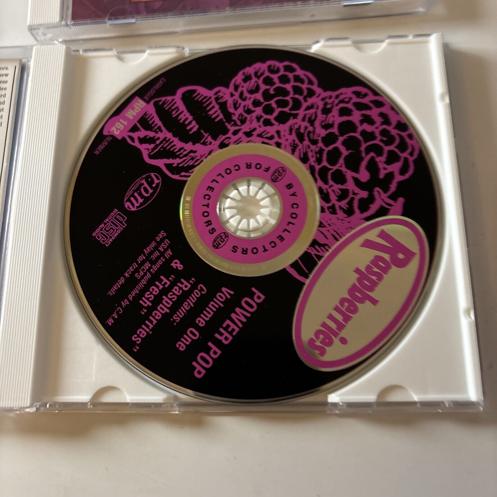 The Raspberries - Power Pop Volume One & Two (CD, 1996) RPM 163