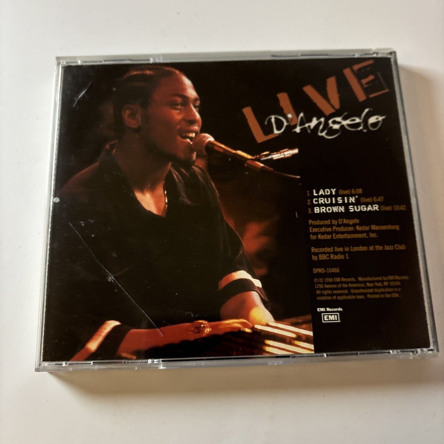 D'Angelo - Live (CD, 1996) USA dpro-10466